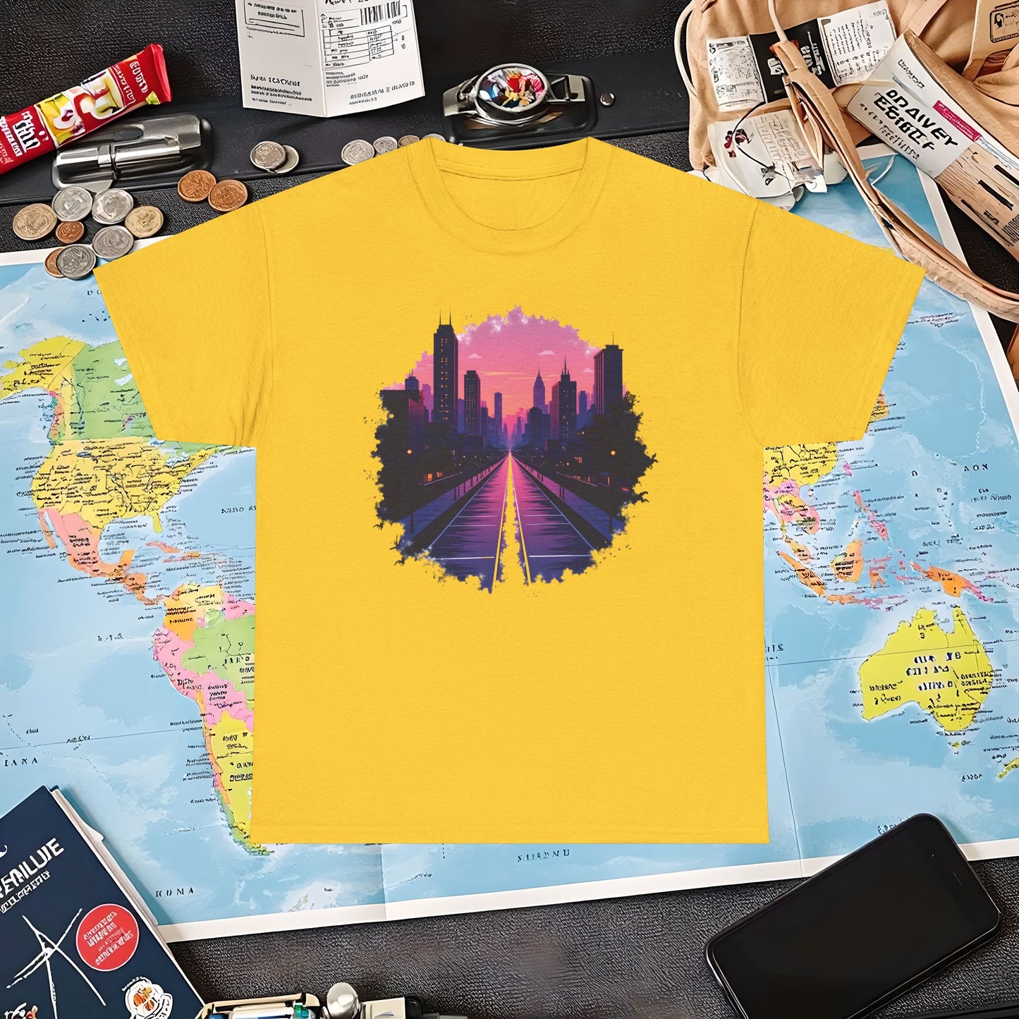 Twilight City Air Travel T-Shirts | Jetsetter, Airport, and International Flight Tees