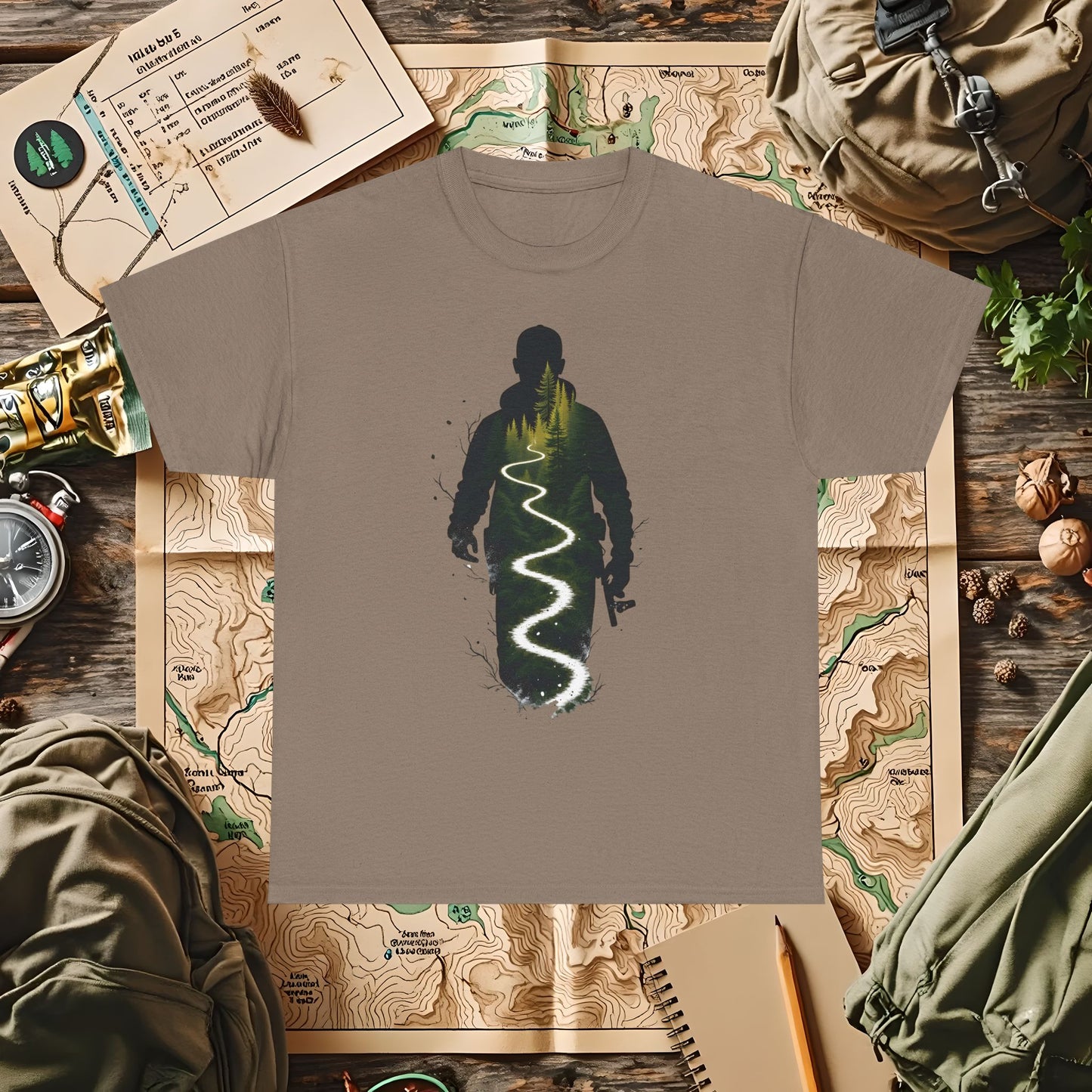 Nature Journey Outdoor Adventure T-Shirts | Camping, Hiking, Rafting & Kayaking Tees for Nature Lovers