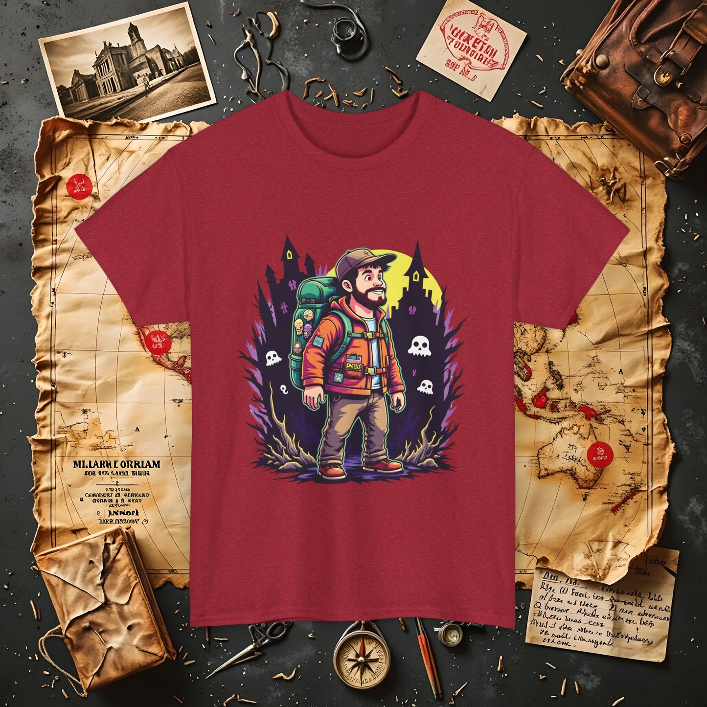 Ghost Hunt Thrillseeker Dark Tourism T-Shirts | Hauntingly Cool Travel Tees for the Morbidly Curious