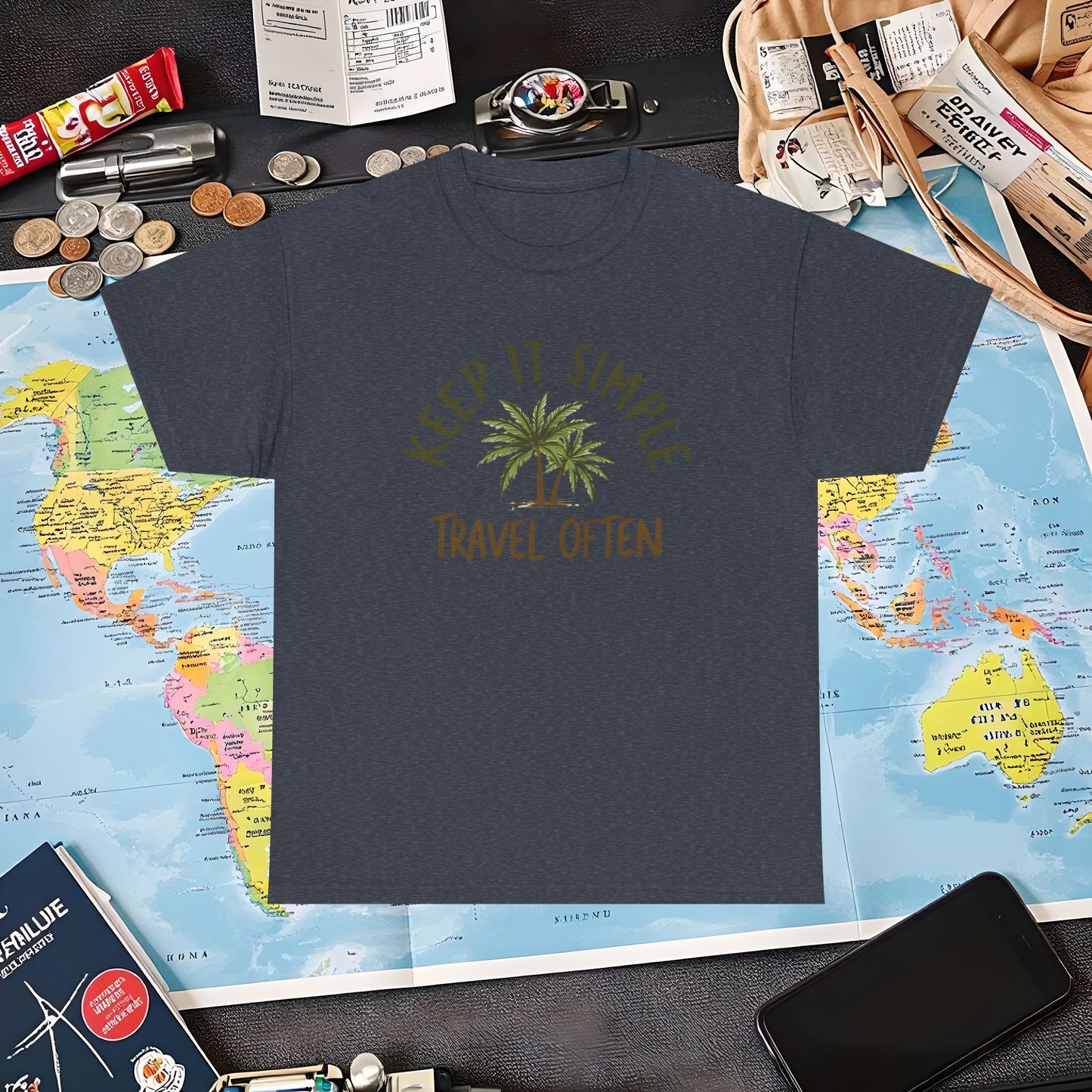 Simple Travel Air Travel T-Shirts | Jetsetter, Airport, and International Flight Tees