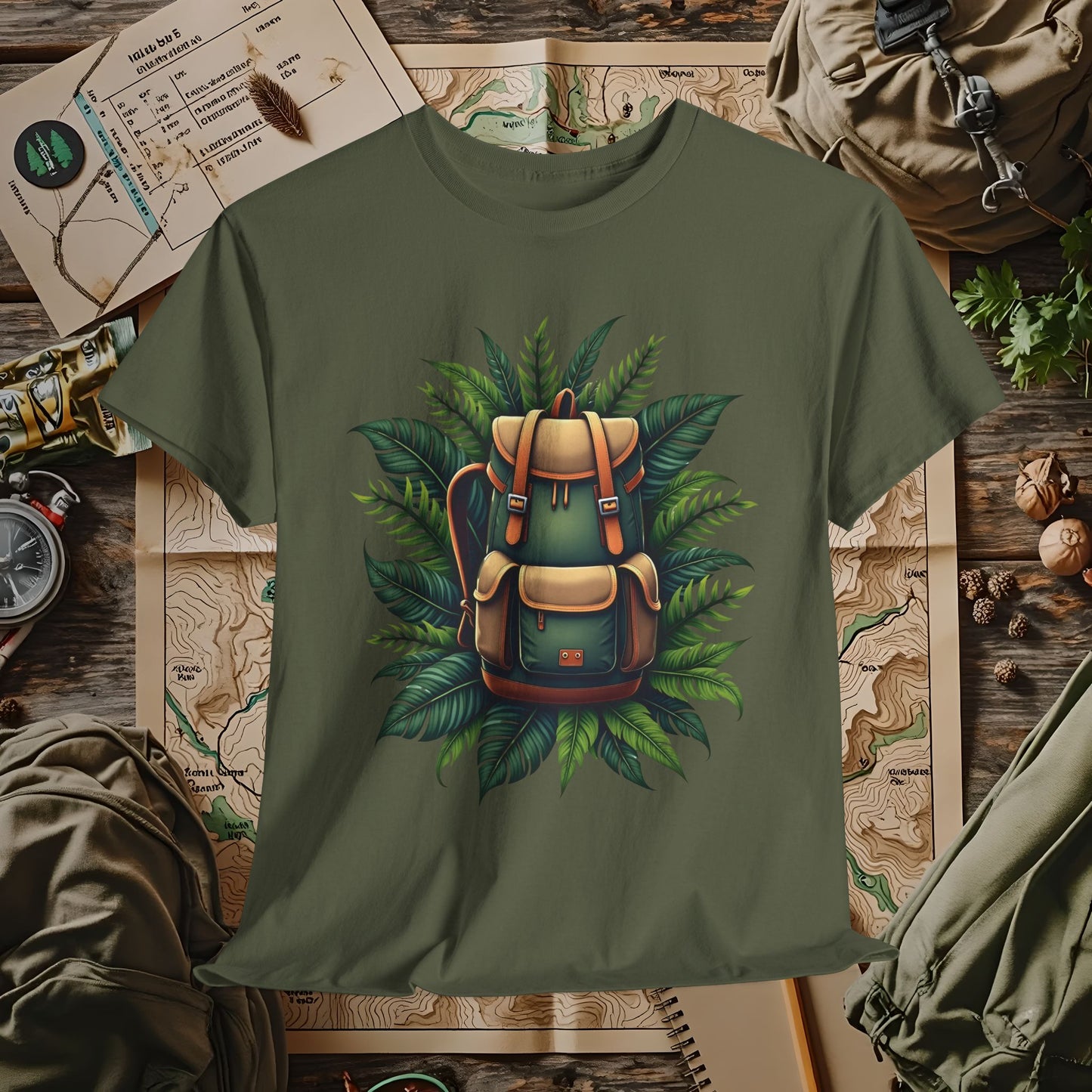 Jungle Adventure Outdoor Adventure T-Shirts | Camping, Hiking, Rafting & Kayaking Tees for Nature Lovers