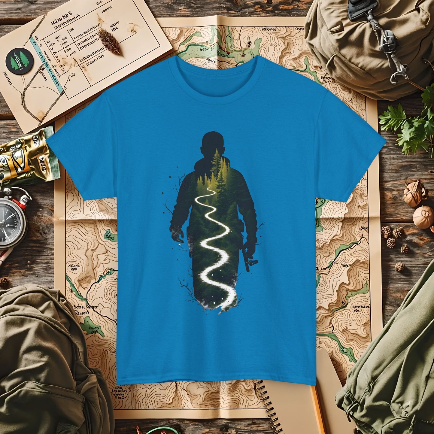 Nature Journey Outdoor Adventure T-Shirts | Camping, Hiking, Rafting & Kayaking Tees for Nature Lovers