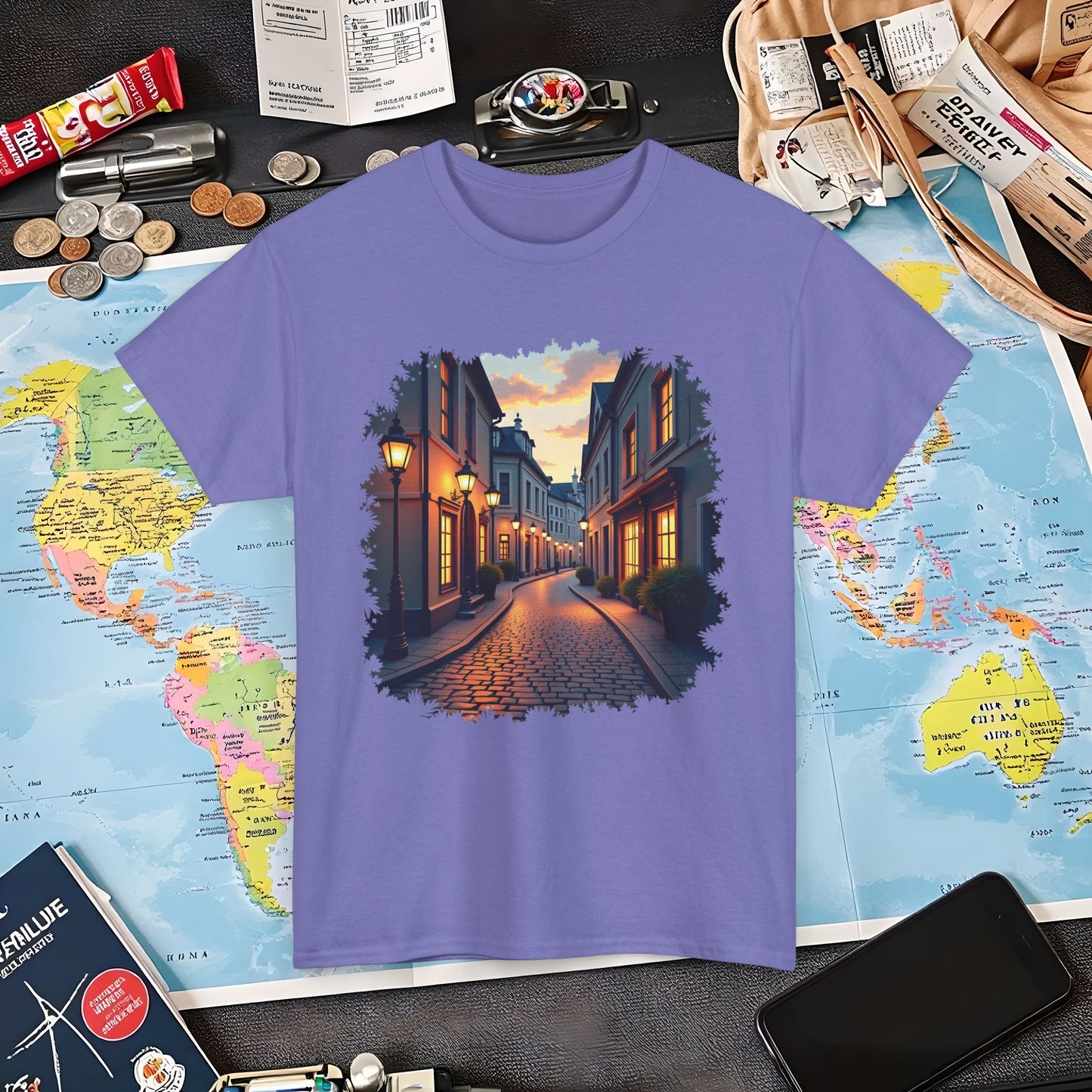 European Romance Air Travel T-Shirts | Jetsetter, Airport, and International Flight Tees