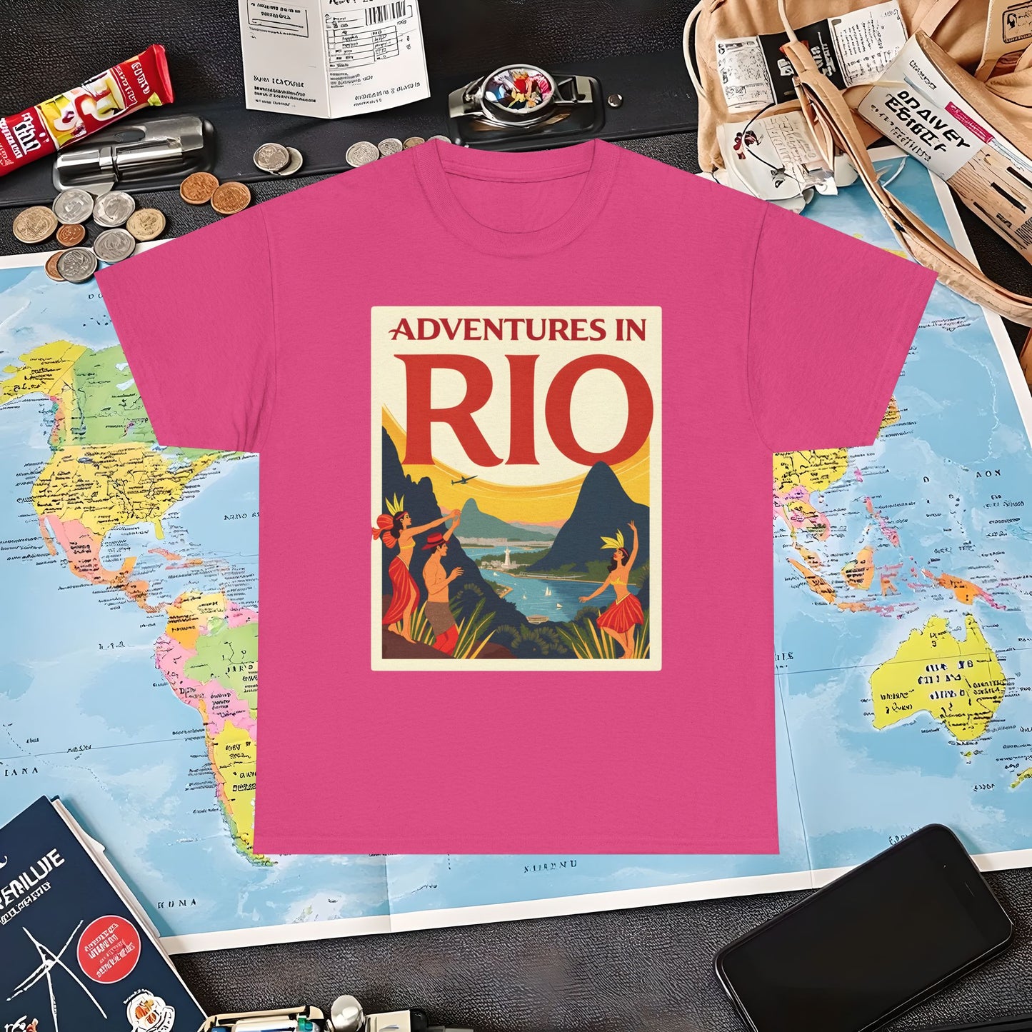 Rio Adventures Air Travel T-Shirts | Jetsetter, Airport, and International Flight Tees