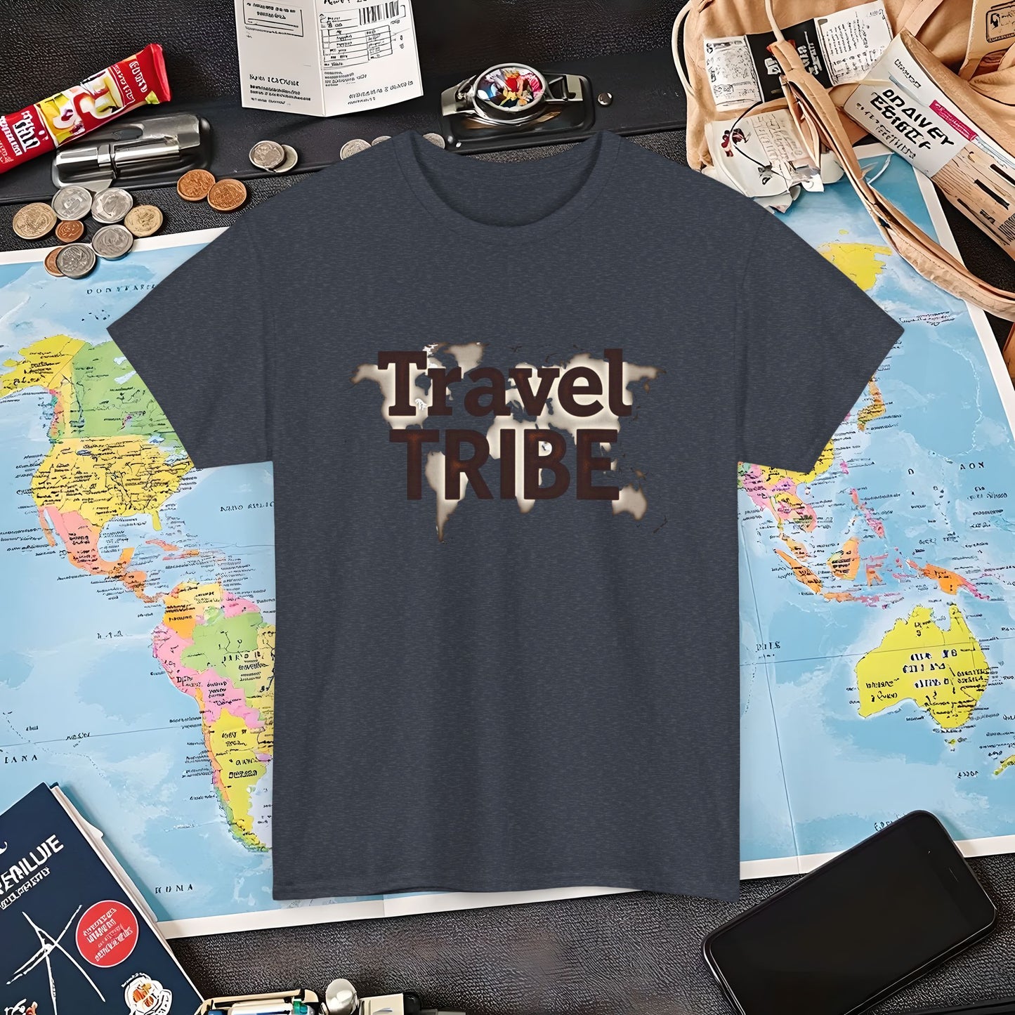 Travel Tribe Globe Air Travel T-Shirts | Jetsetter, Airport, and International Flight Tees