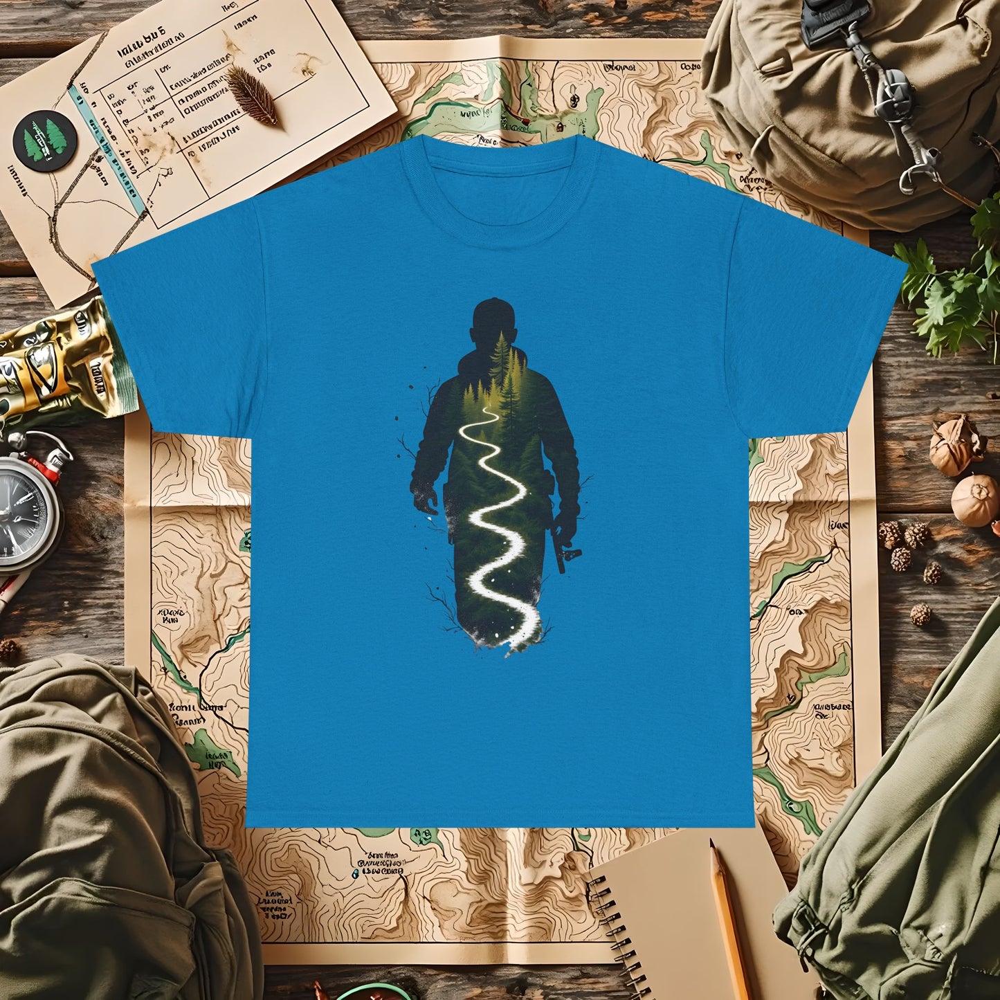 Nature Journey Outdoor Adventure T-Shirts | Camping, Hiking, Rafting & Kayaking Tees for Nature Lovers