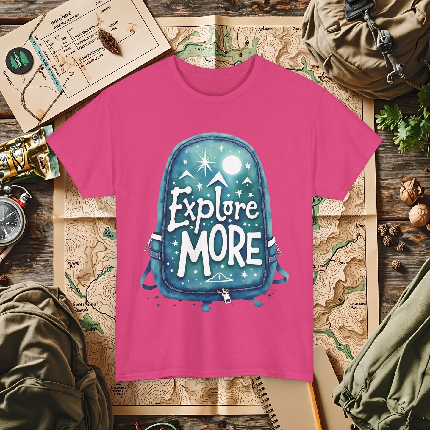 Explore More Outdoor Adventure T-Shirts | Camping, Hiking, Rafting & Kayaking Tees for Nature Lovers