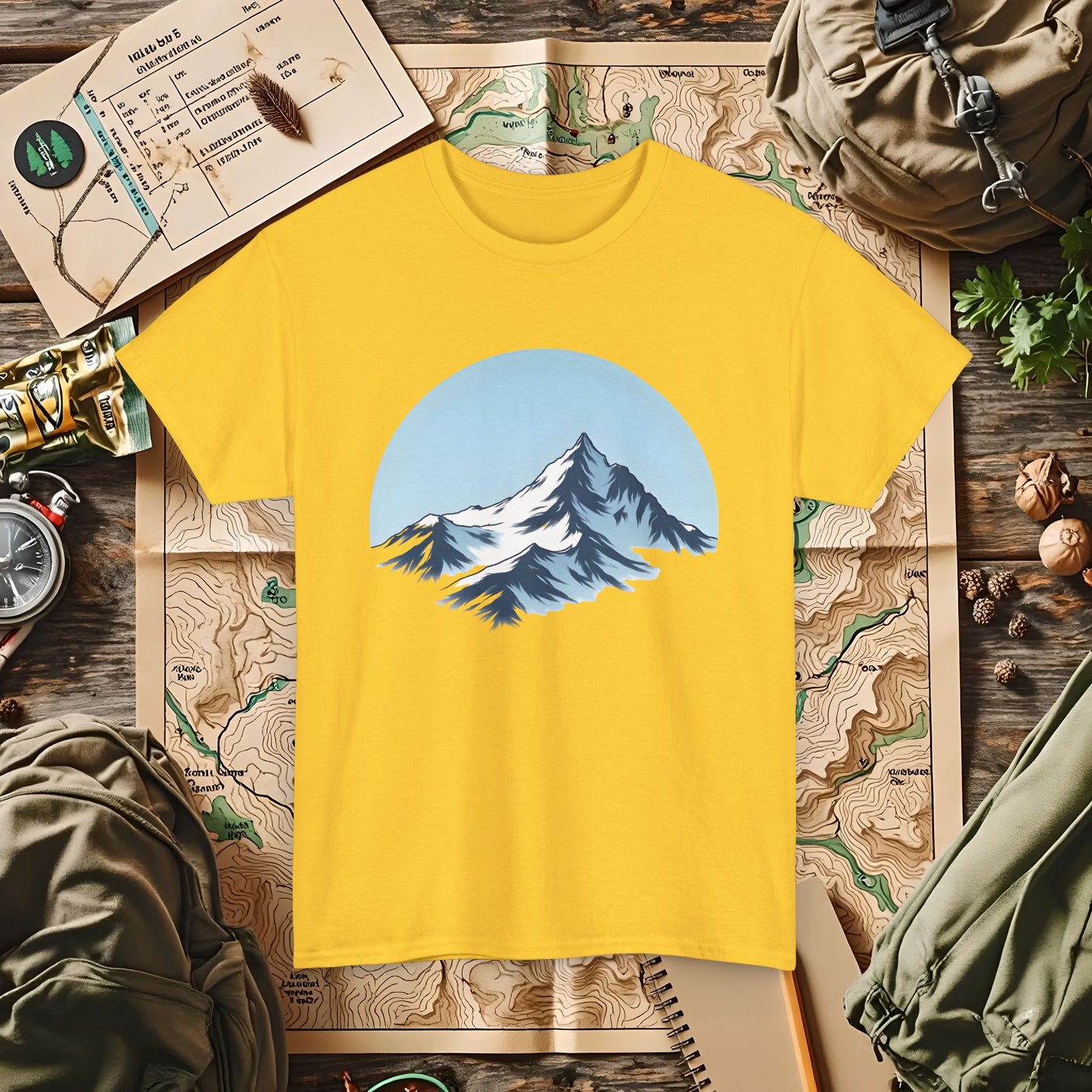Mountain Escape Outdoor Adventure T-Shirts | Camping, Hiking, Rafting & Kayaking Tees for Nature Lovers