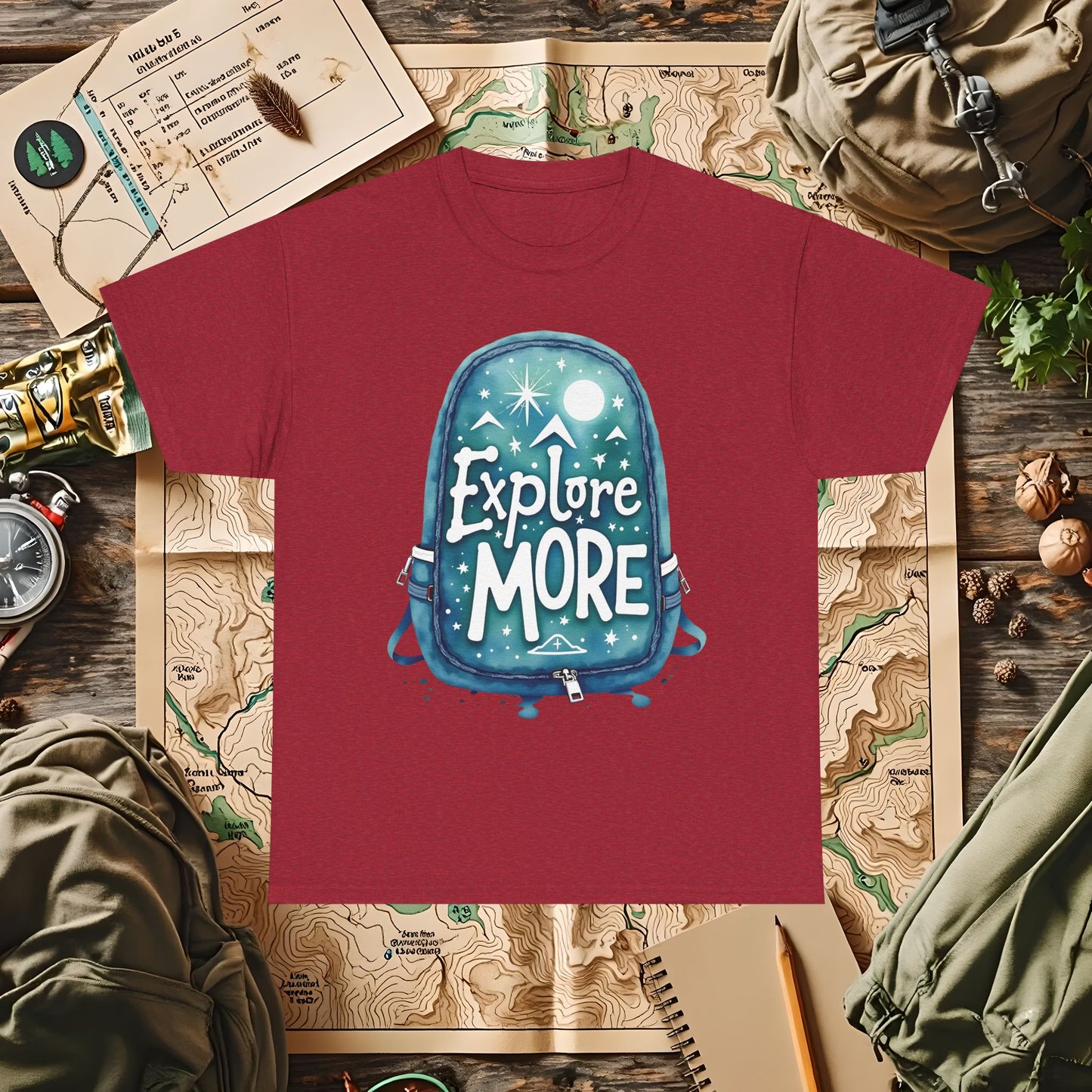 Explore More Outdoor Adventure T-Shirts | Camping, Hiking, Rafting & Kayaking Tees for Nature Lovers