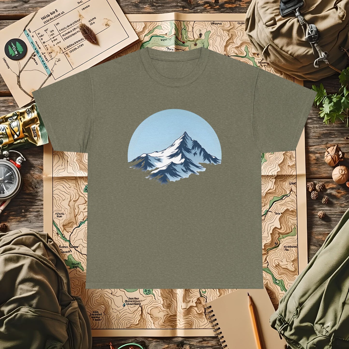 Mountain Escape Outdoor Adventure T-Shirts | Camping, Hiking, Rafting & Kayaking Tees for Nature Lovers
