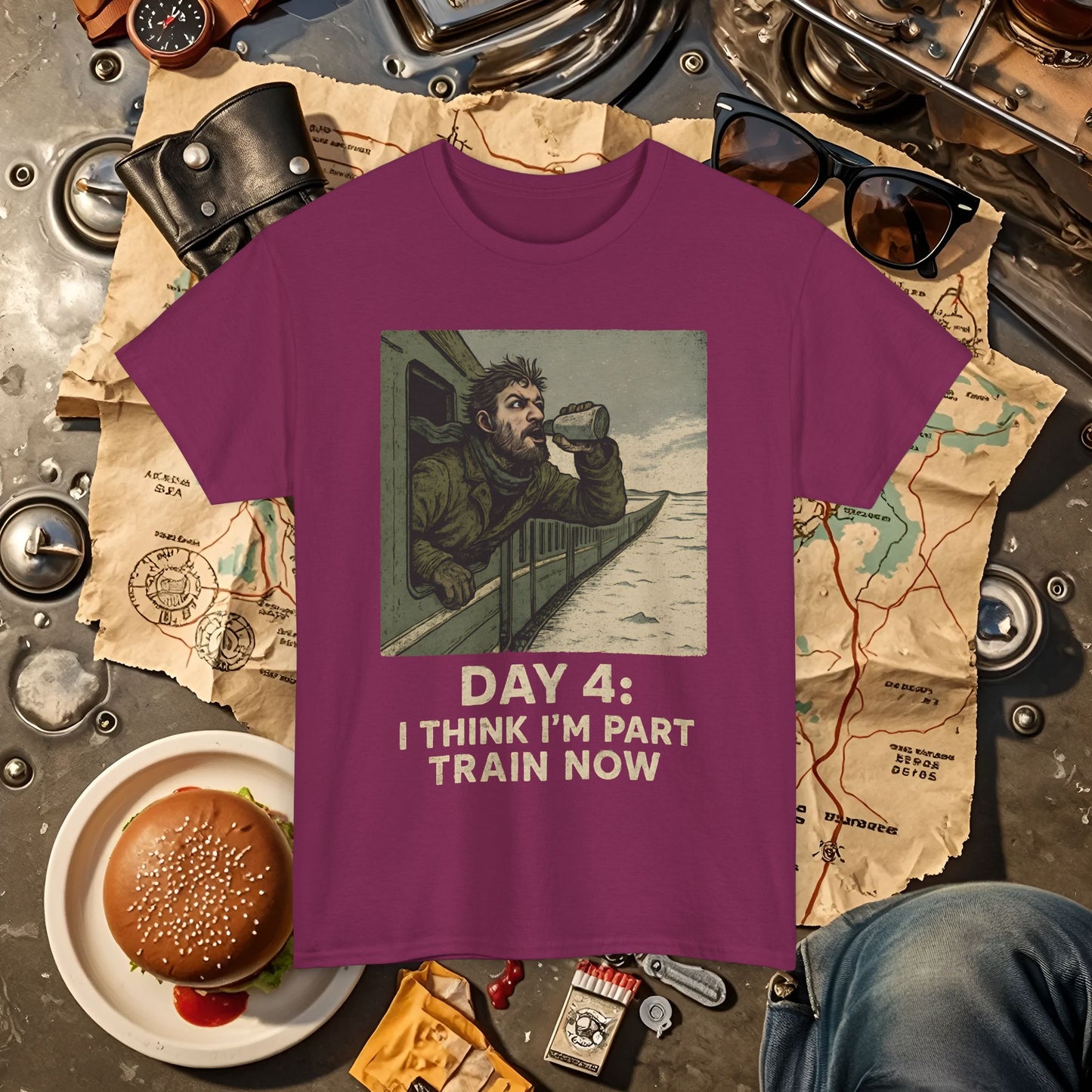 Day 4: I Think I Am Part Train – Feral Traveler’s Siberian Railroad Tee Road Trip & Vehicle Travel T-Shirts | Car, RV, and Motorcycle Adventure Tees