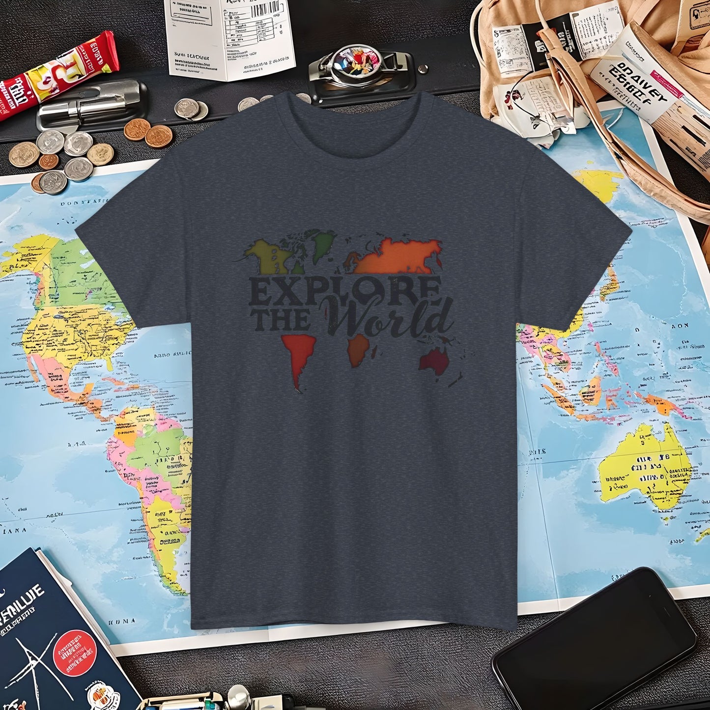 Vintage Explorer Air Travel T-Shirts | Jetsetter, Airport, and International Flight Tees