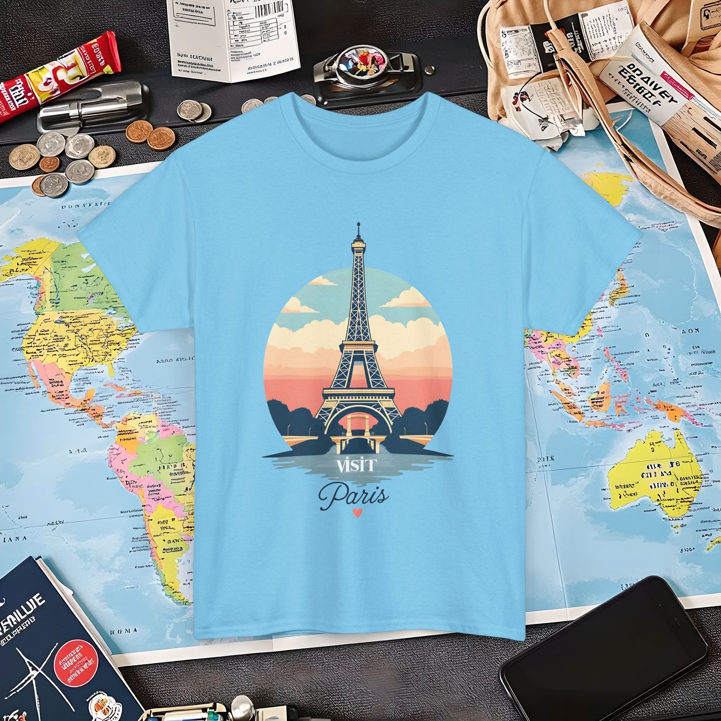 Paris Dreams Air Travel T-Shirts | Jetsetter, Airport, and International Flight Tees