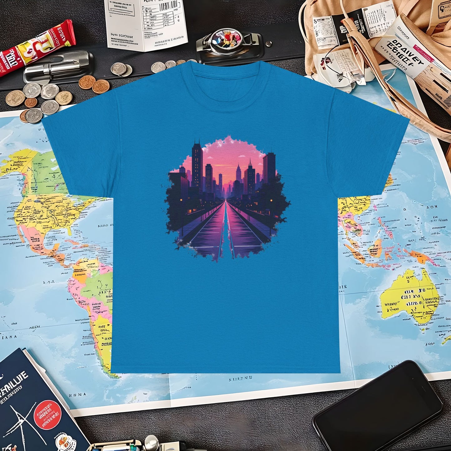 Twilight City Air Travel T-Shirts | Jetsetter, Airport, and International Flight Tees