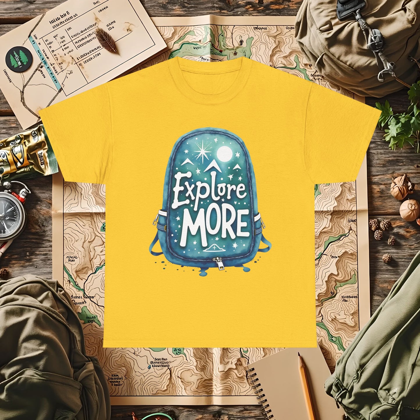 Explore More Outdoor Adventure T-Shirts | Camping, Hiking, Rafting & Kayaking Tees for Nature Lovers