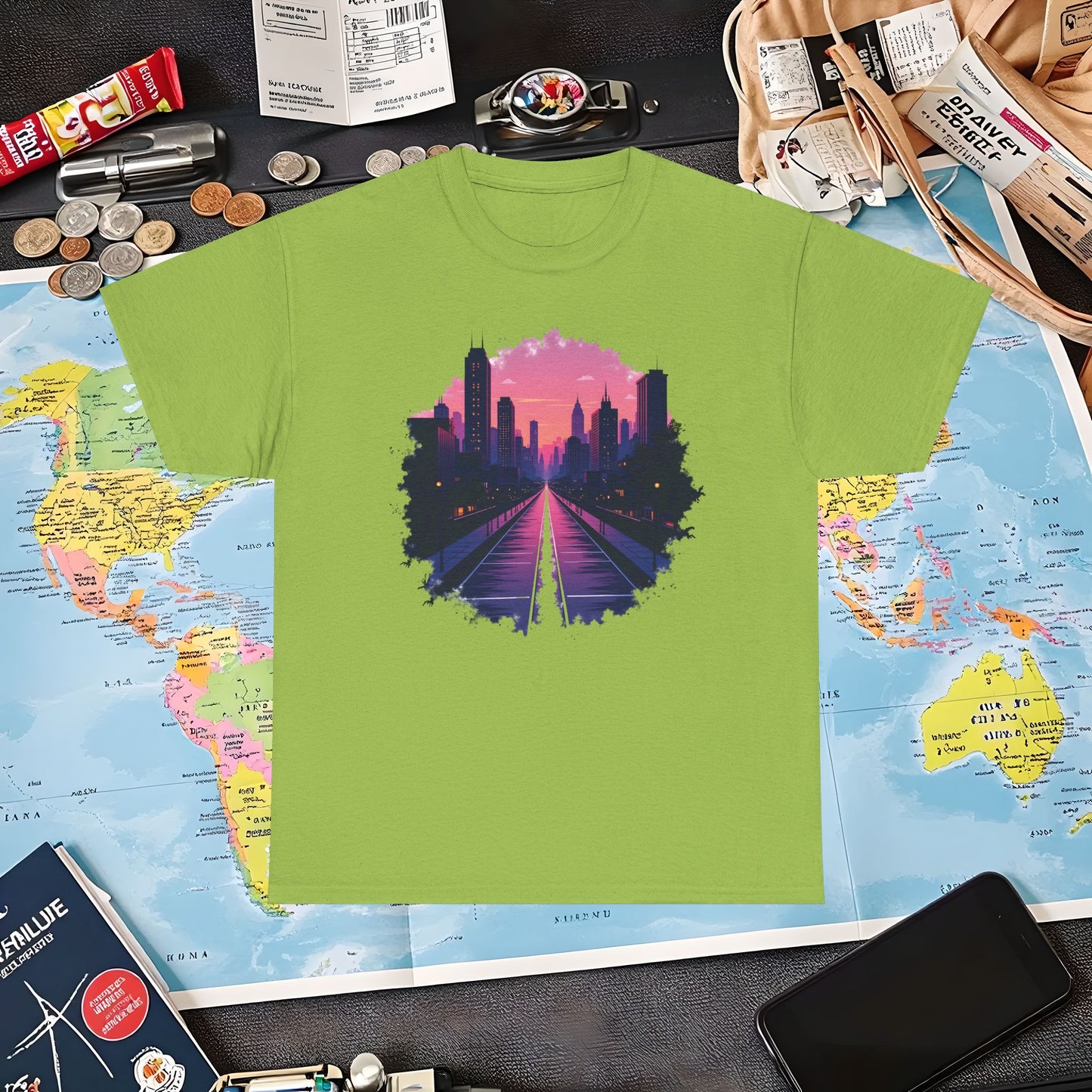 Twilight City Air Travel T-Shirts | Jetsetter, Airport, and International Flight Tees