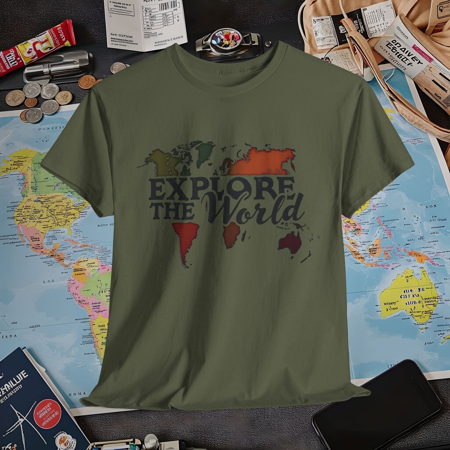 Vintage Explorer Air Travel T-Shirts | Jetsetter, Airport, and International Flight Tees