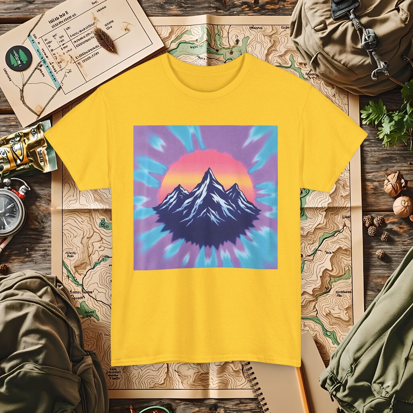 Color Peak Outdoor Adventure T-Shirts | Camping, Hiking, Rafting & Kayaking Tees for Nature Lovers