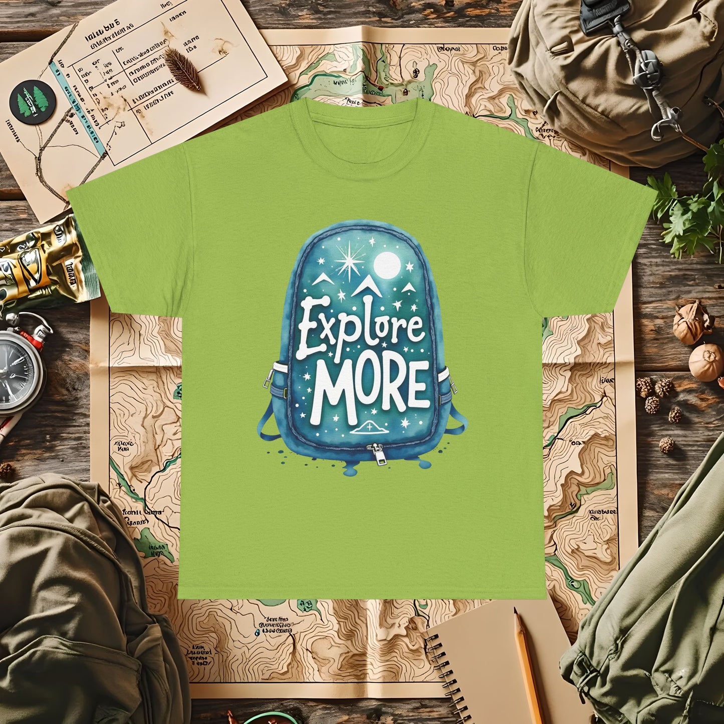 Explore More Outdoor Adventure T-Shirts | Camping, Hiking, Rafting & Kayaking Tees for Nature Lovers