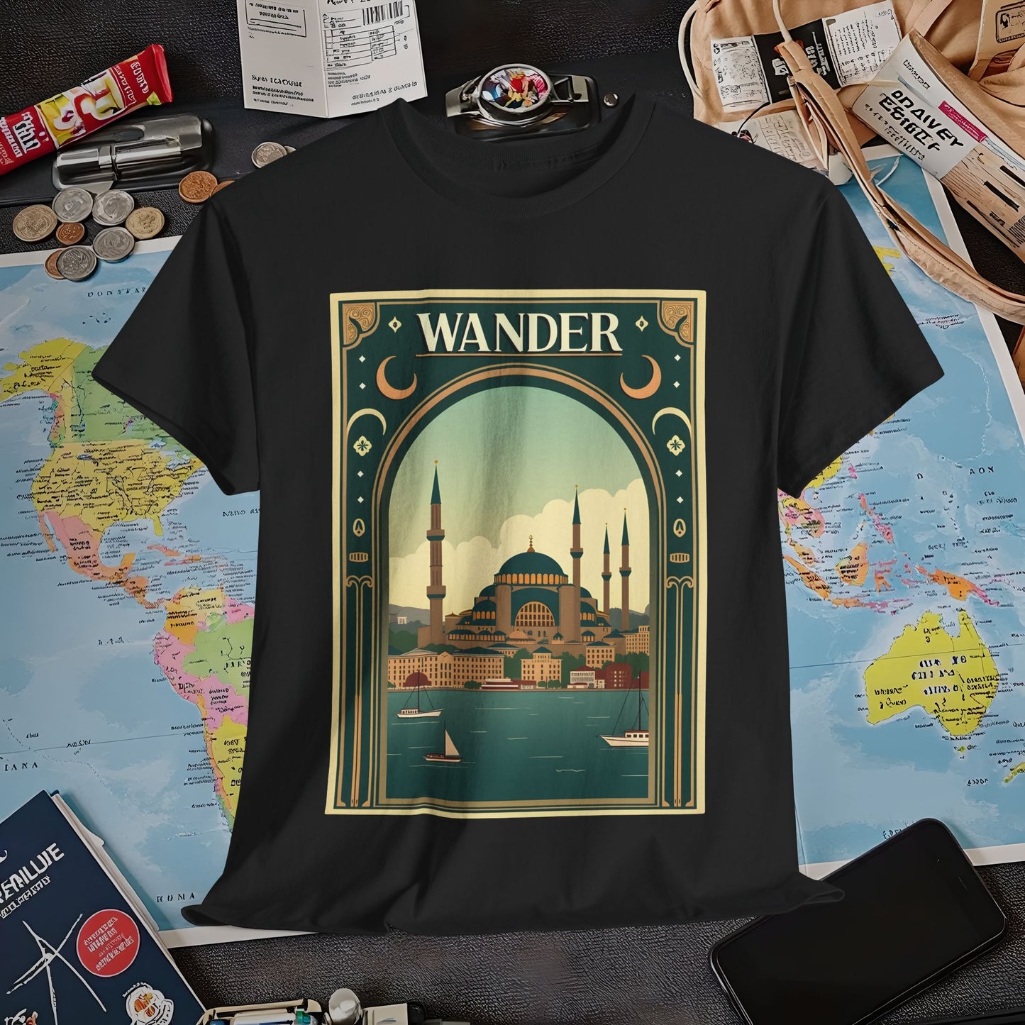 Istanbul Elegance Air Travel T-Shirts | Jetsetter, Airport, and International Flight Tees