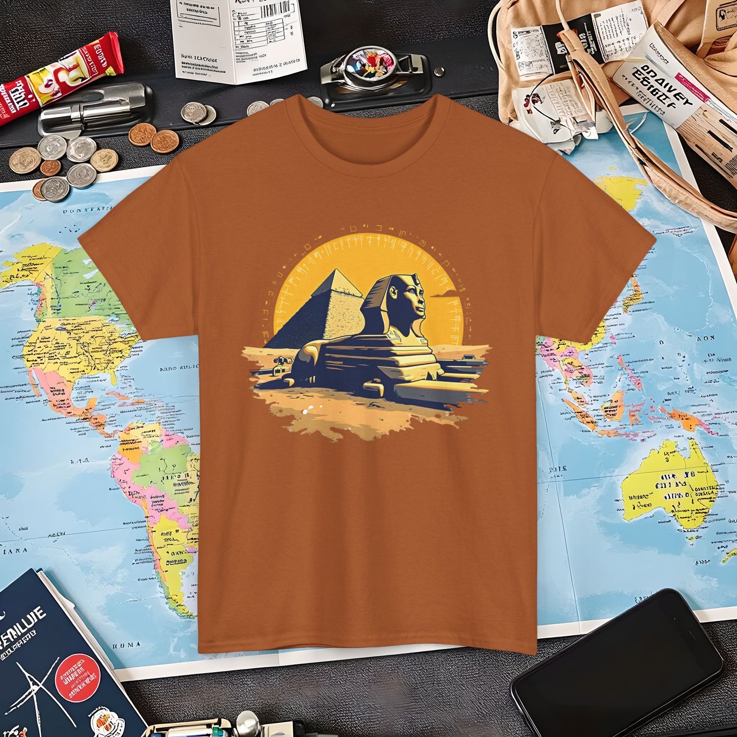 Cairo Mystique Air Travel T-Shirts | Jetsetter, Airport, and International Flight Tees