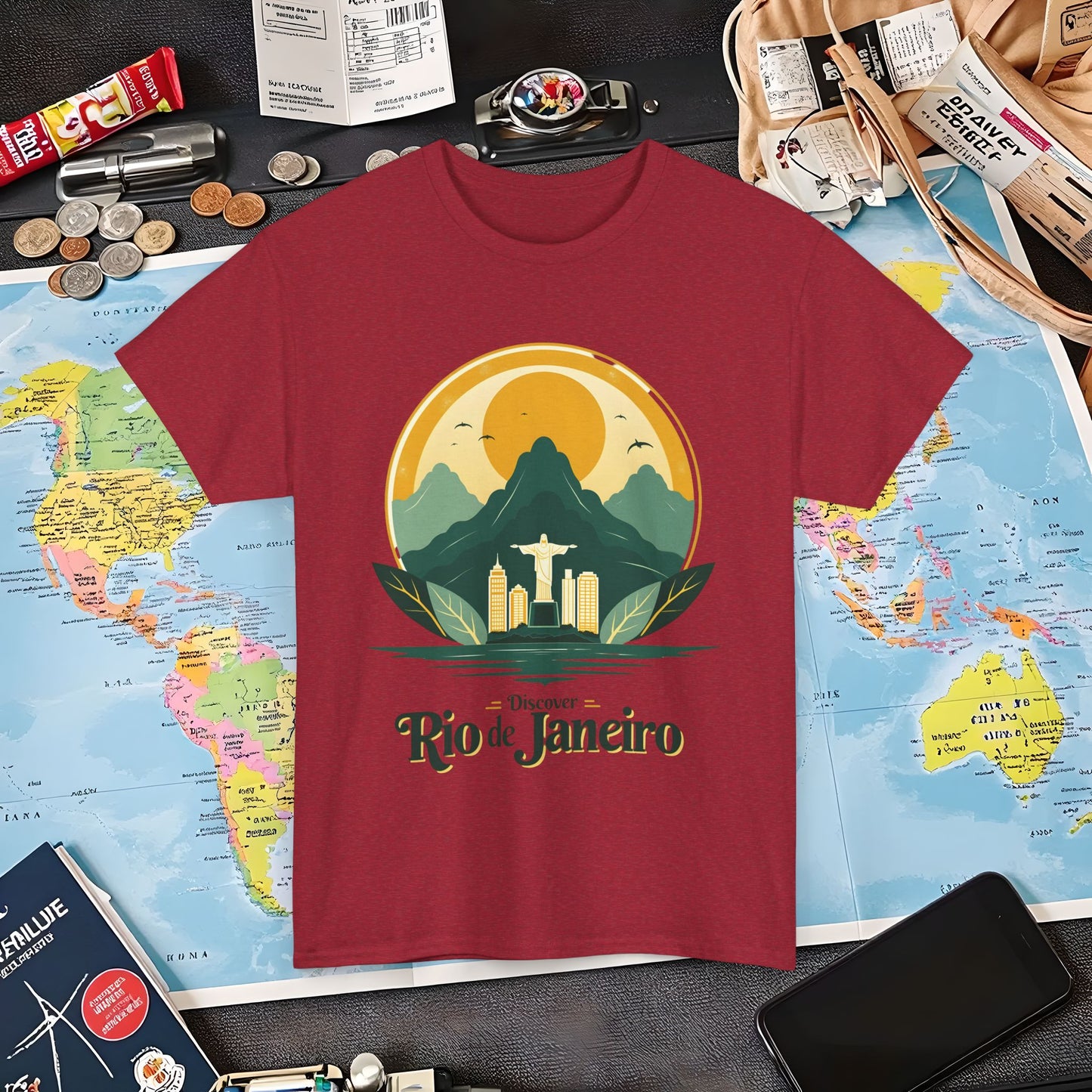 Rio Vintage Air Travel T-Shirts | Jetsetter, Airport, and International Flight Tees