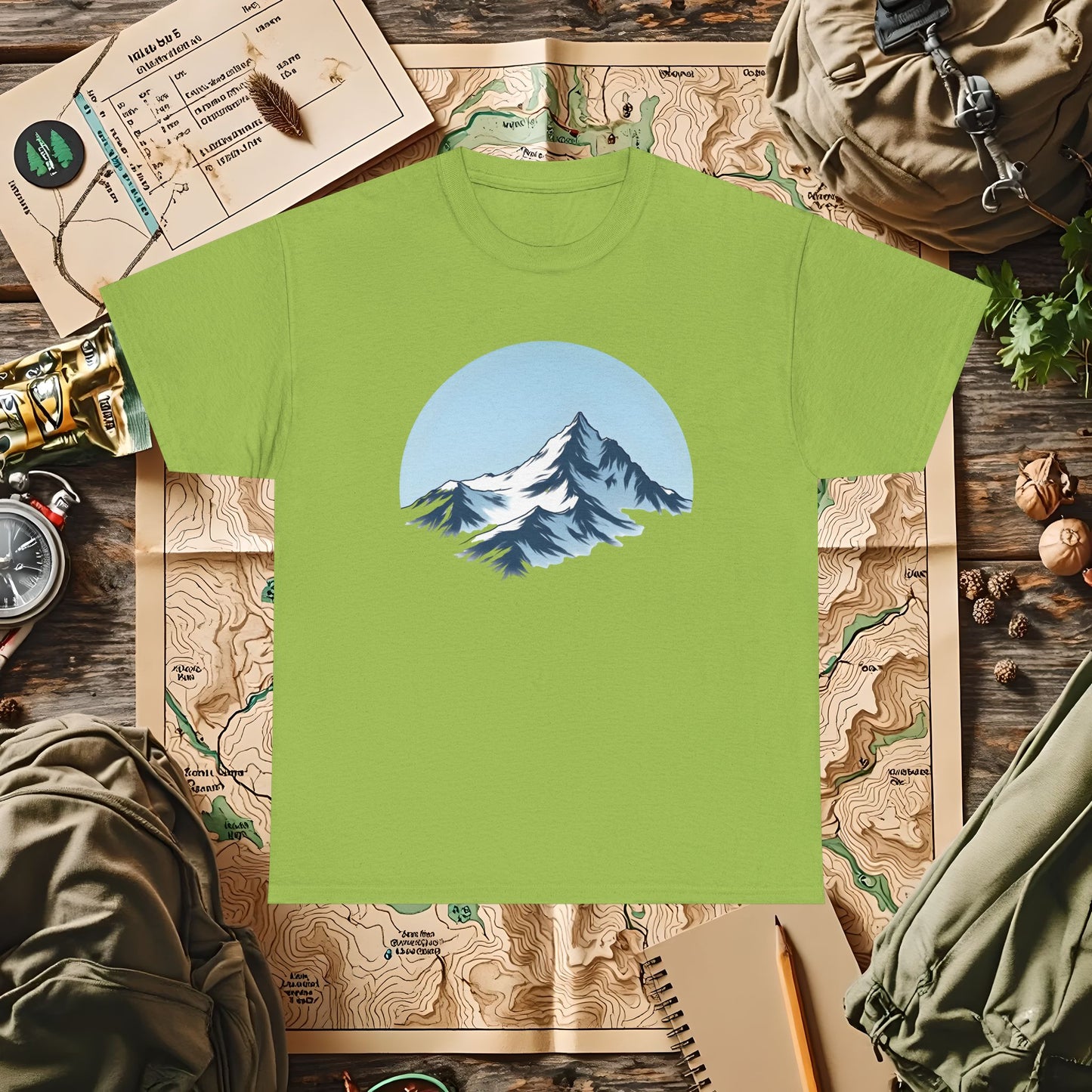 Mountain Escape Outdoor Adventure T-Shirts | Camping, Hiking, Rafting & Kayaking Tees for Nature Lovers