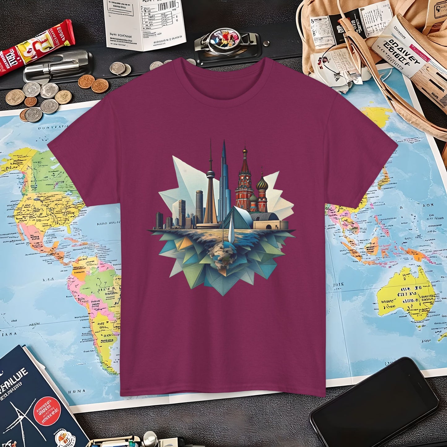 Urban Geometry Air Travel T-Shirts | Jetsetter, Airport, and International Flight Tees
