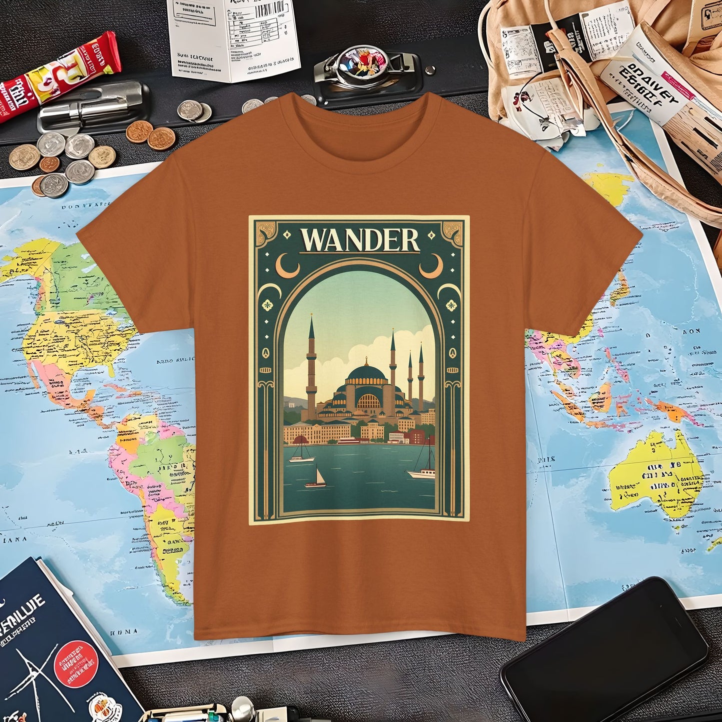 Istanbul Elegance Air Travel T-Shirts | Jetsetter, Airport, and International Flight Tees