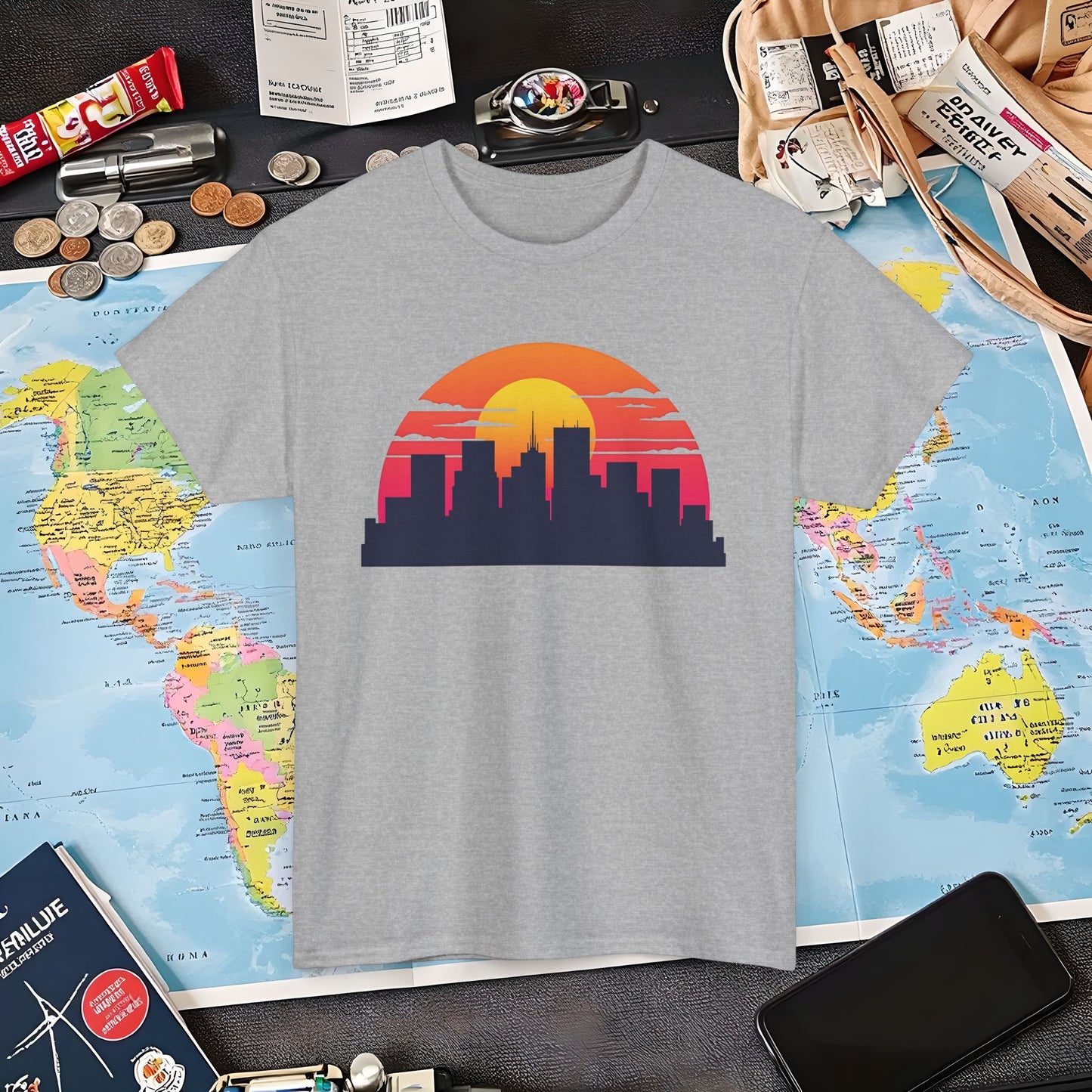 Pixel Paradise Air Travel T-Shirts | Jetsetter, Airport, and International Flight Tees