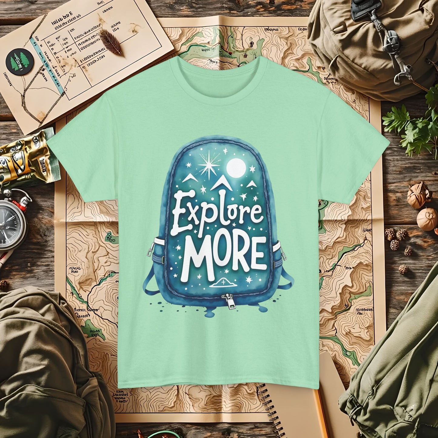 Explore More Outdoor Adventure T-Shirts | Camping, Hiking, Rafting & Kayaking Tees for Nature Lovers