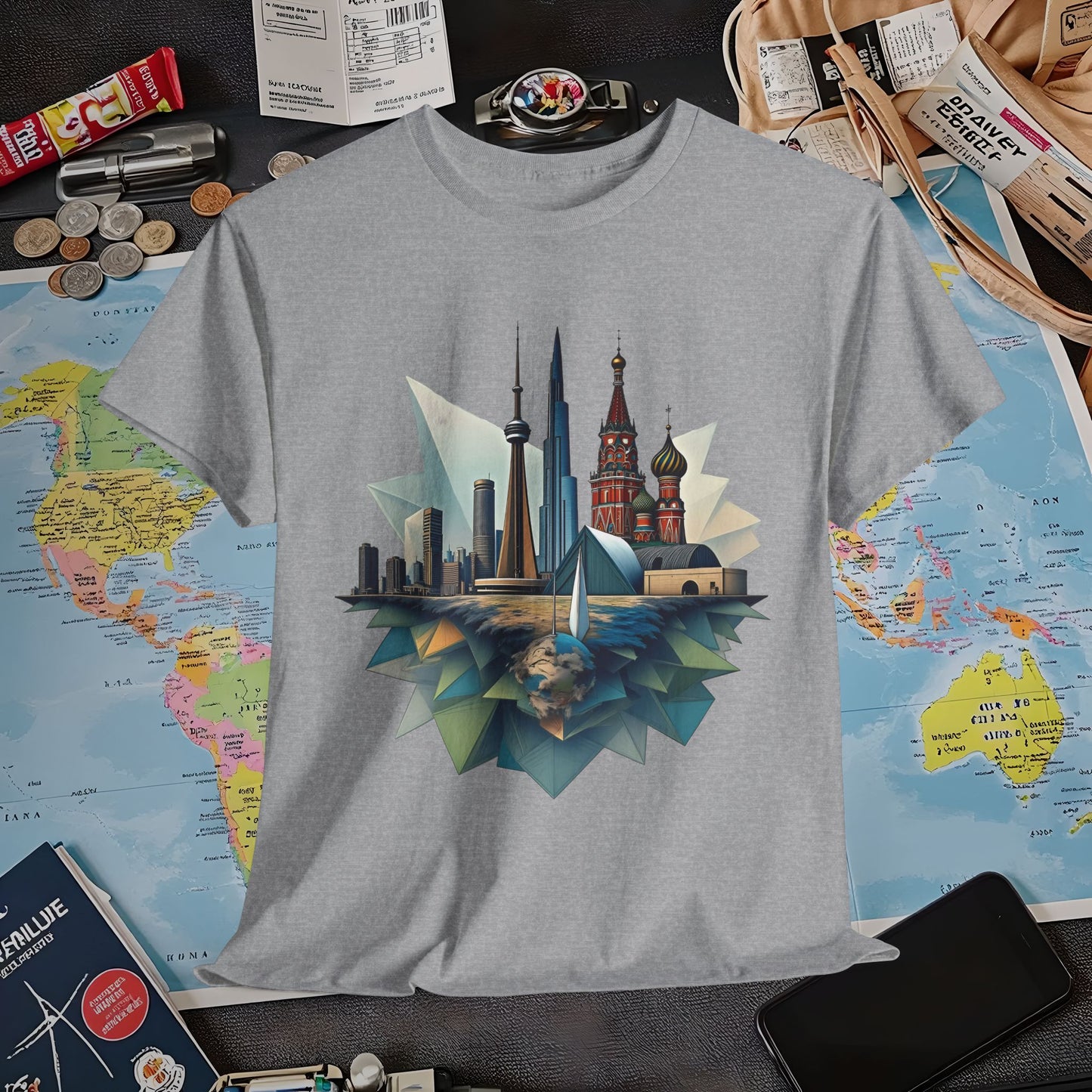Urban Geometry Air Travel T-Shirts | Jetsetter, Airport, and International Flight Tees