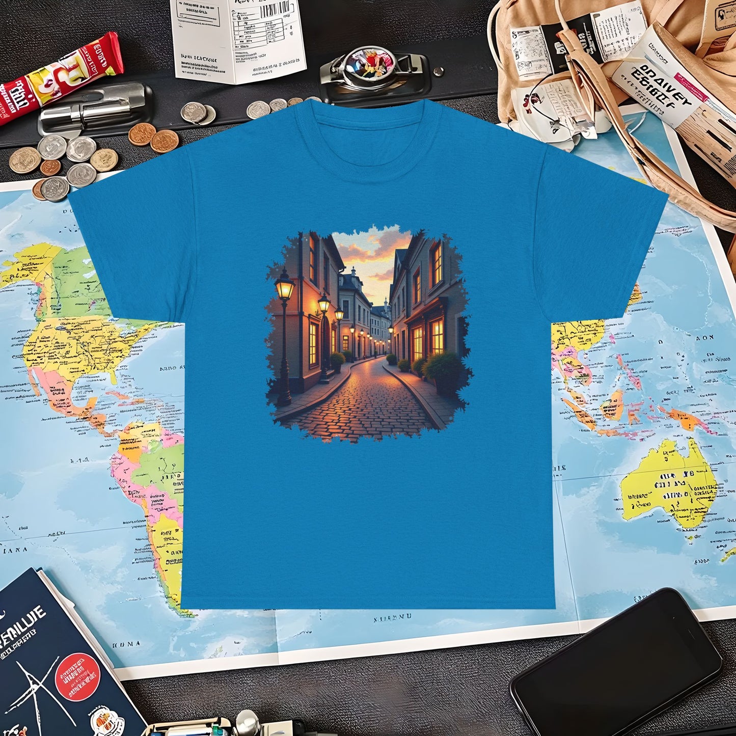 European Romance Air Travel T-Shirts | Jetsetter, Airport, and International Flight Tees