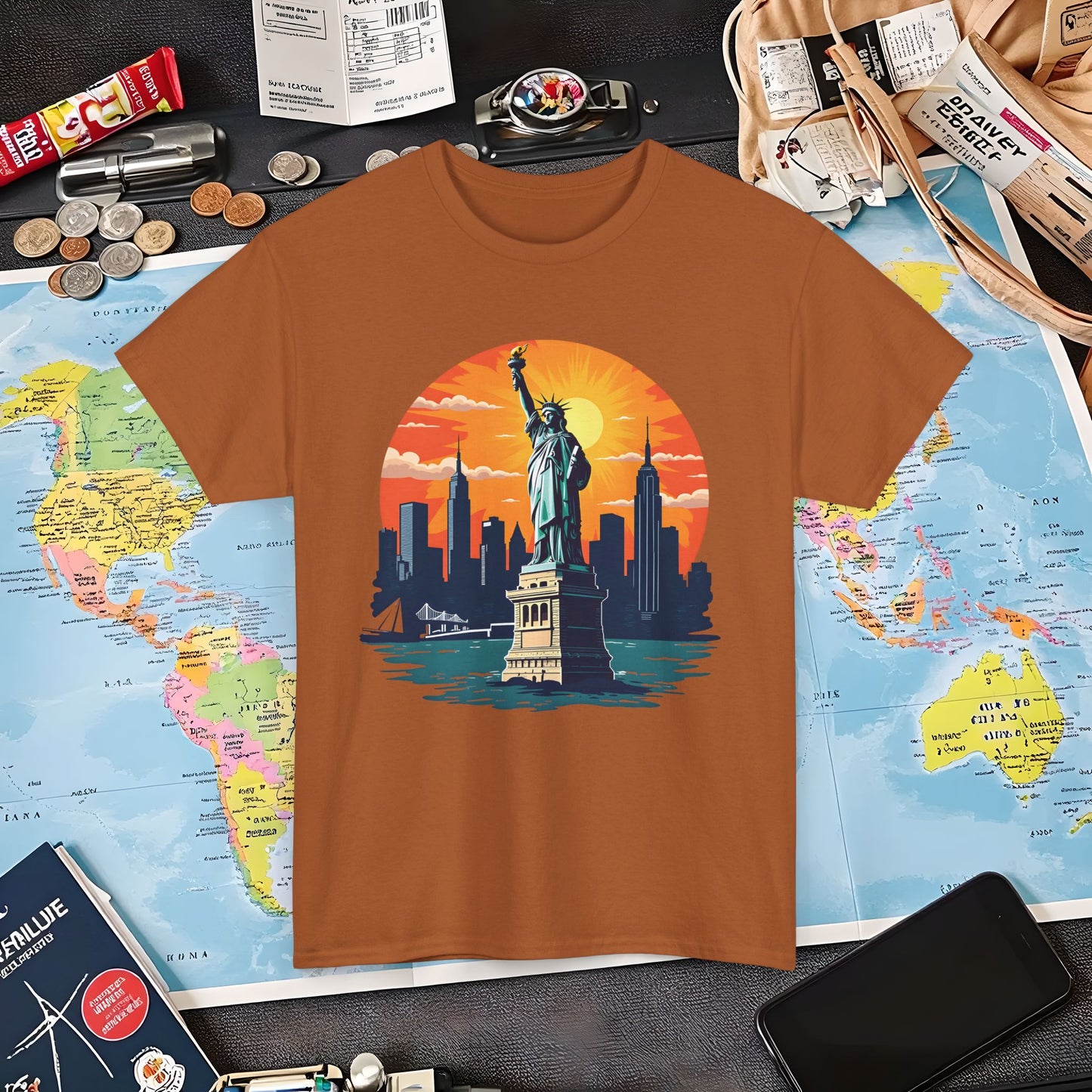 New York Dream Air Travel T-Shirts | Jetsetter, Airport, and International Flight Tees