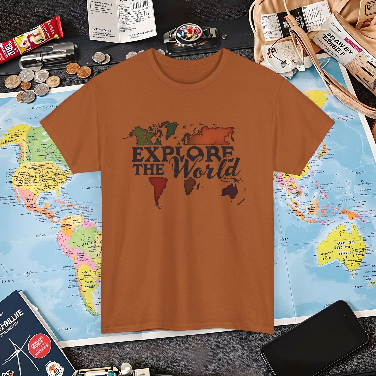 Vintage Explorer Air Travel T-Shirts | Jetsetter, Airport, and International Flight Tees