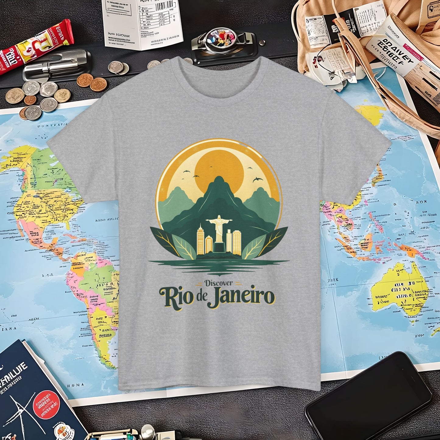 Rio Vintage Air Travel T-Shirts | Jetsetter, Airport, and International Flight Tees