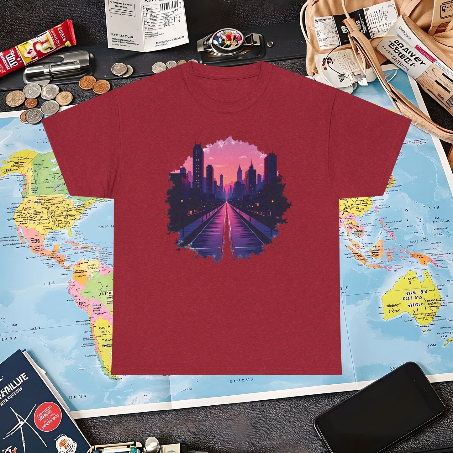 Twilight City Air Travel T-Shirts | Jetsetter, Airport, and International Flight Tees