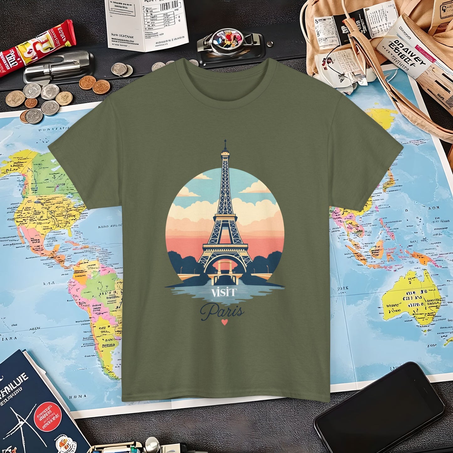 Paris Dreams Air Travel T-Shirts | Jetsetter, Airport, and International Flight Tees