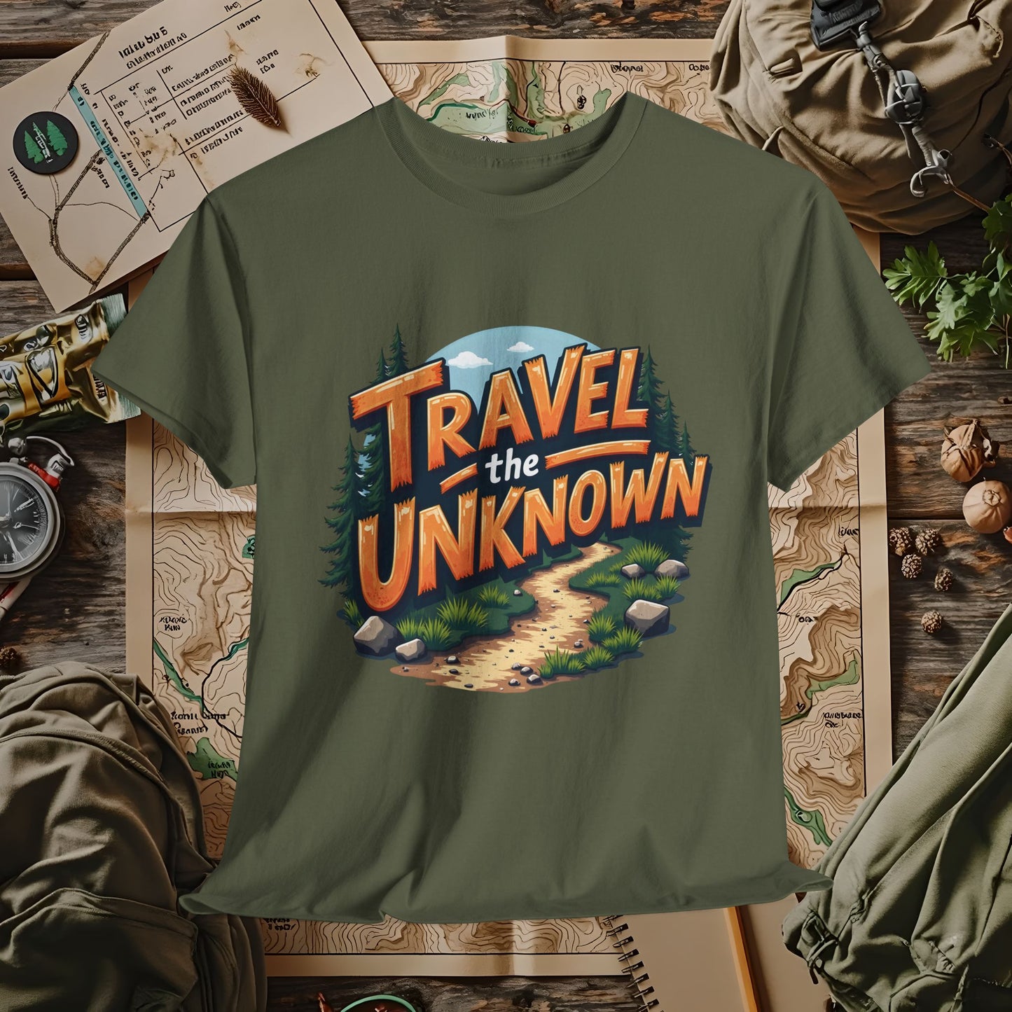 Adventurous Journey Outdoor Adventure T-Shirts | Camping, Hiking, Rafting & Kayaking Tees for Nature Lovers