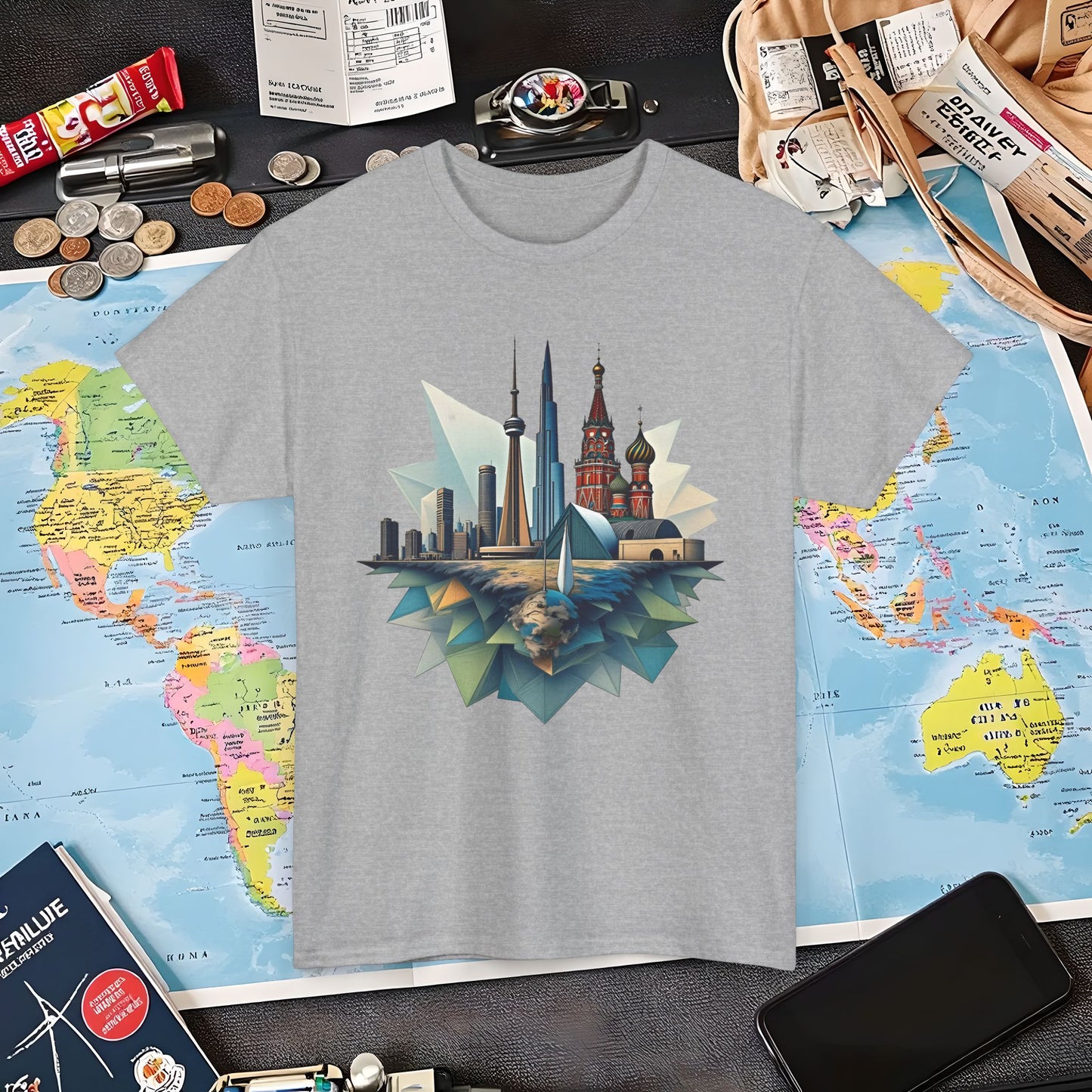 Urban Geometry Air Travel T-Shirts | Jetsetter, Airport, and International Flight Tees