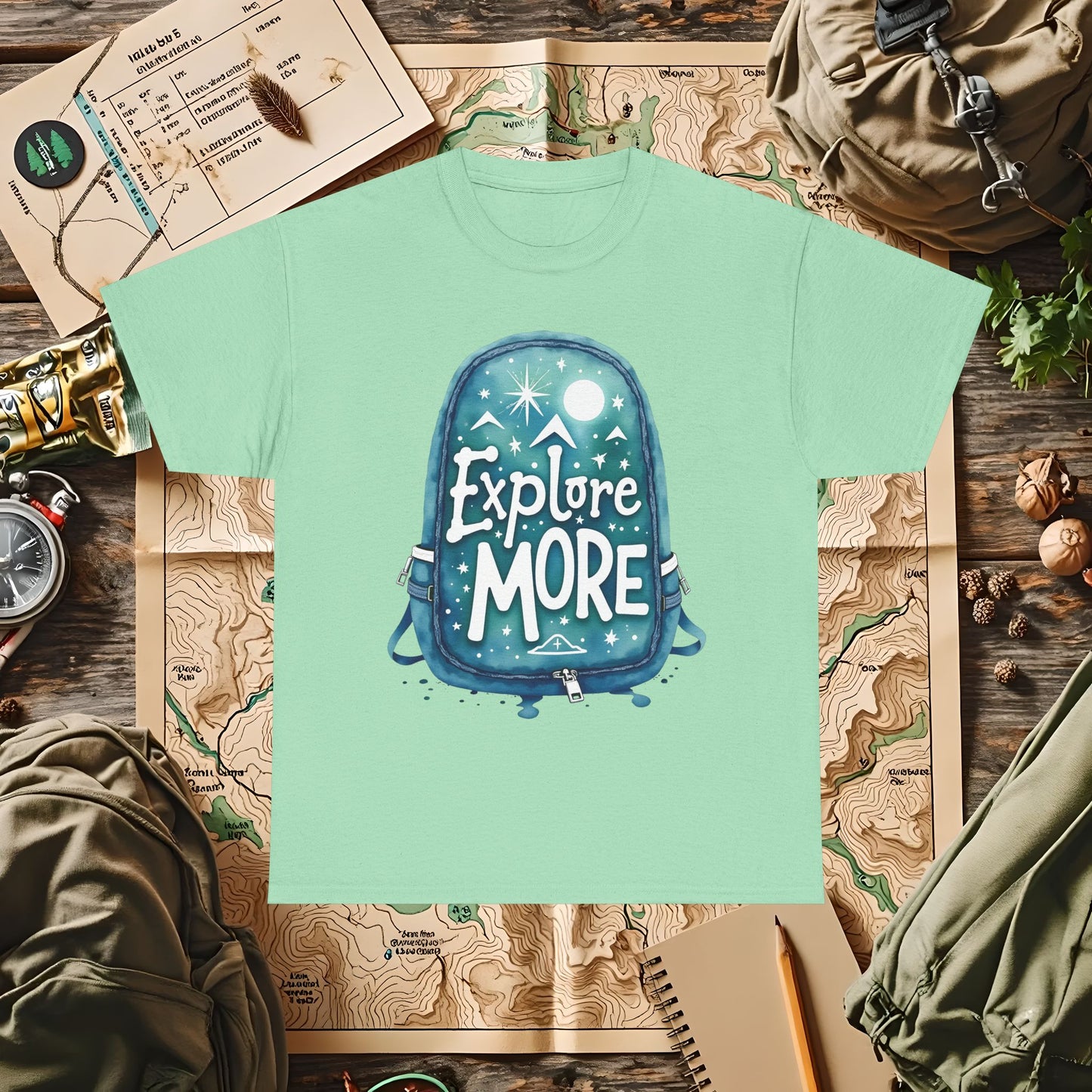 Explore More Outdoor Adventure T-Shirts | Camping, Hiking, Rafting & Kayaking Tees for Nature Lovers