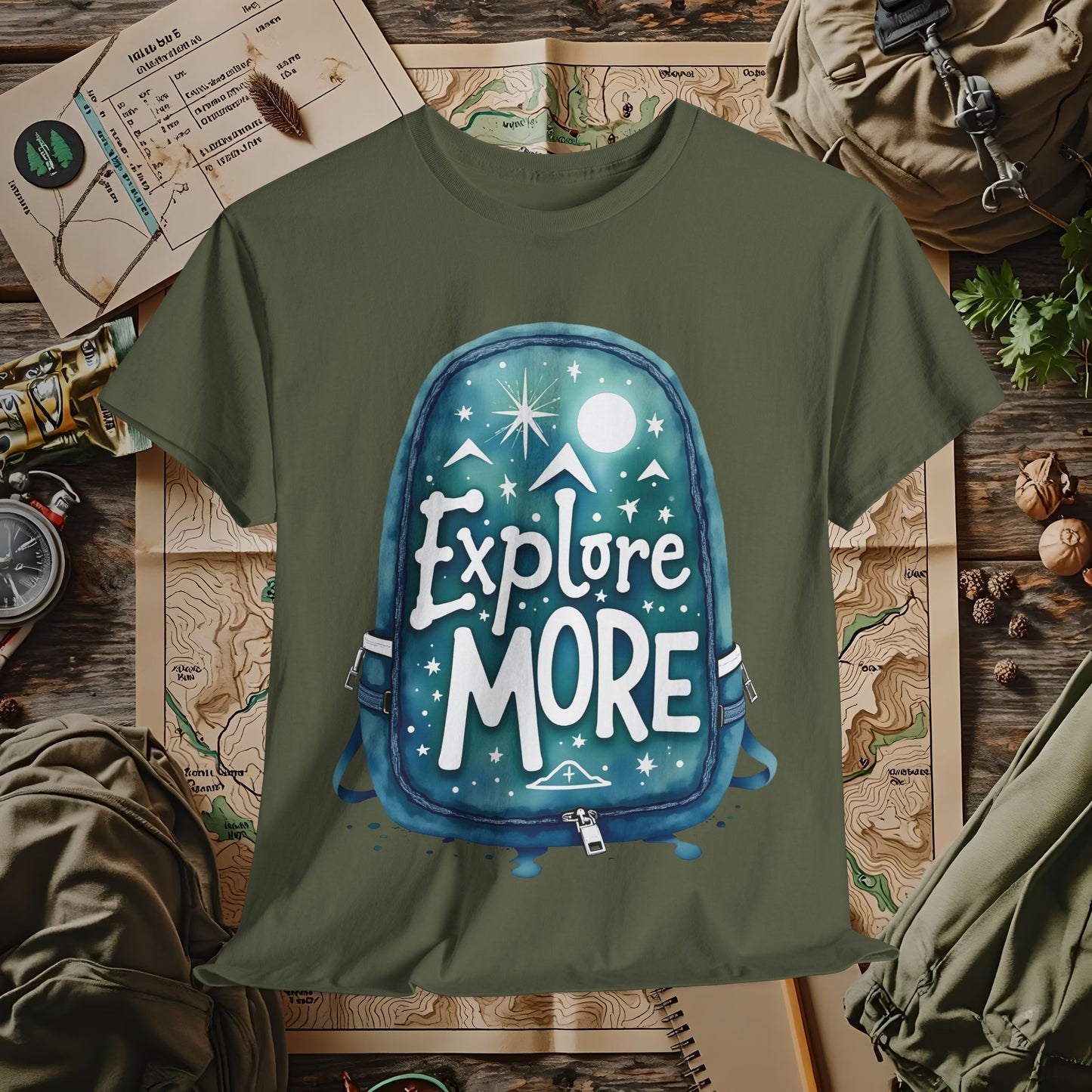 Explore More Outdoor Adventure T-Shirts | Camping, Hiking, Rafting & Kayaking Tees for Nature Lovers