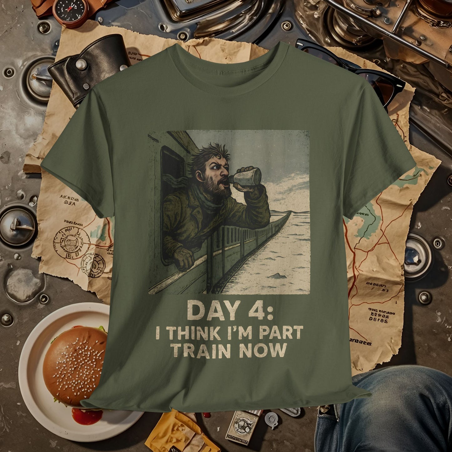 Day 4: I Think I Am Part Train – Feral Traveler’s Siberian Railroad Tee Road Trip & Vehicle Travel T-Shirts | Car, RV, and Motorcycle Adventure Tees
