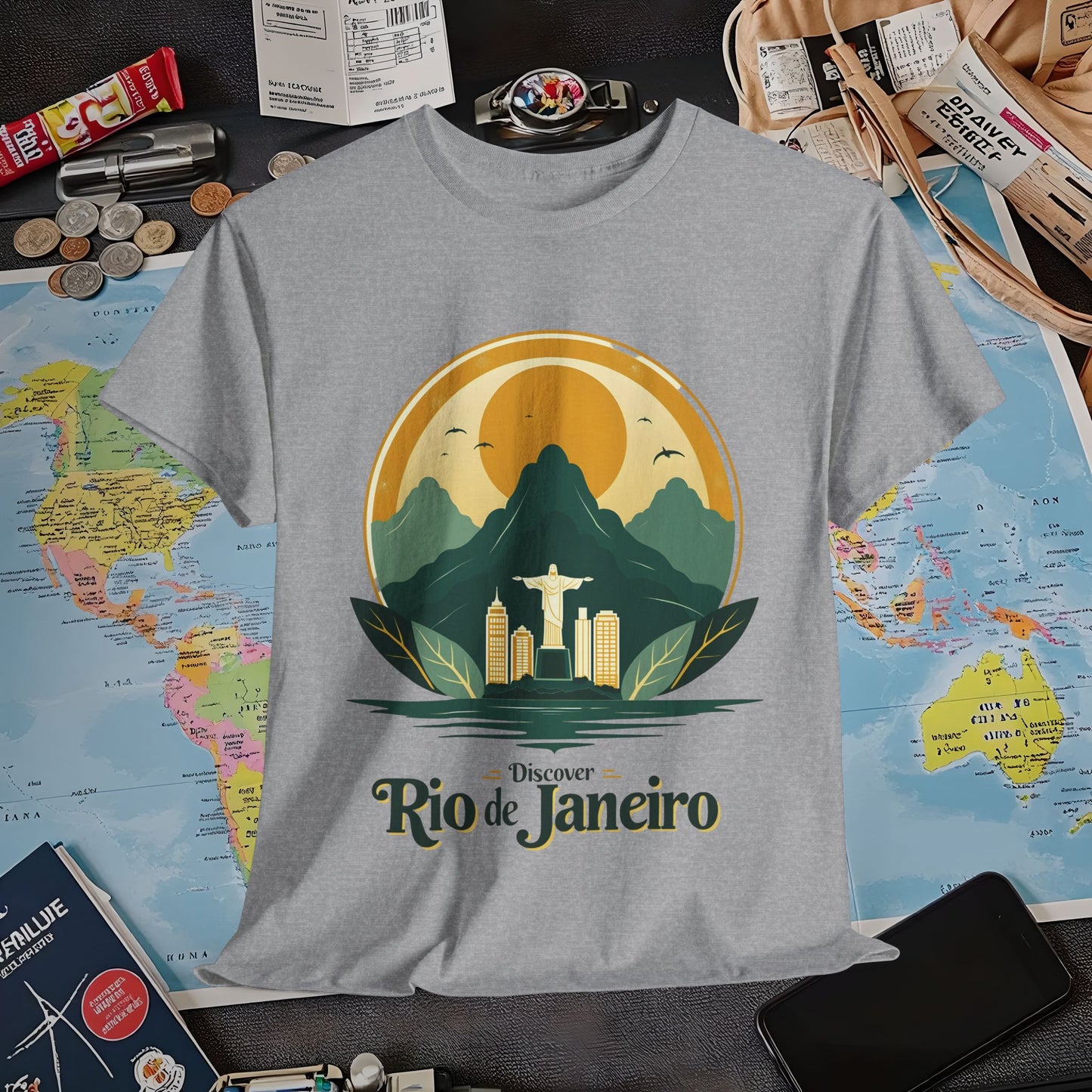Rio Vintage Air Travel T-Shirts | Jetsetter, Airport, and International Flight Tees