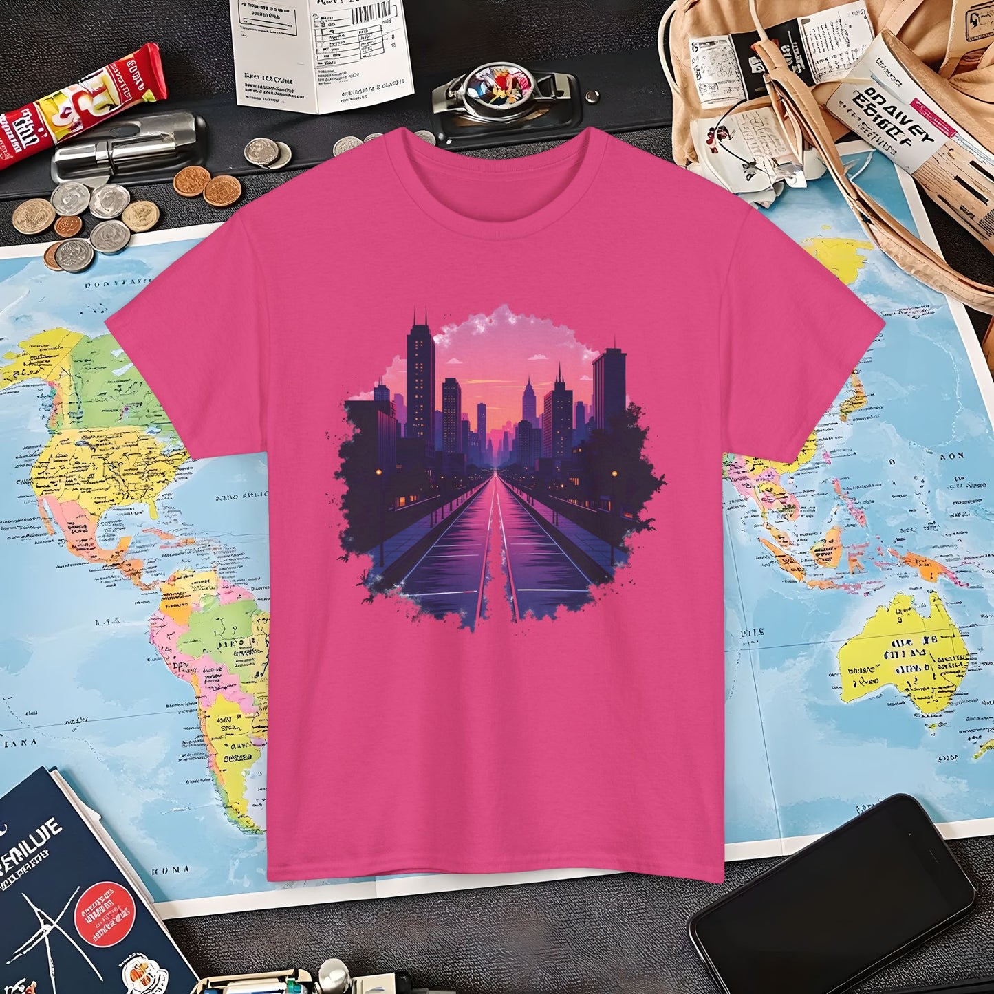 Twilight City Air Travel T-Shirts | Jetsetter, Airport, and International Flight Tees