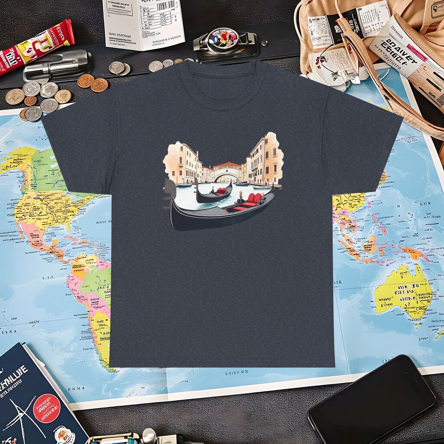 Venetian Romance Air Travel T-Shirts | Jetsetter, Airport, and International Flight Tees