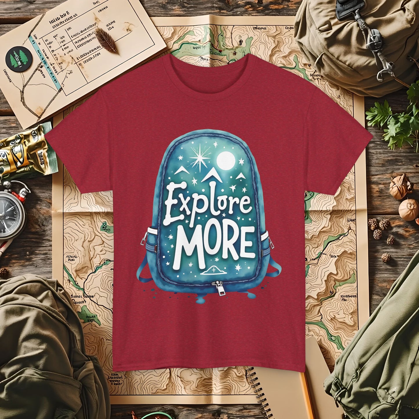 Explore More Outdoor Adventure T-Shirts | Camping, Hiking, Rafting & Kayaking Tees for Nature Lovers