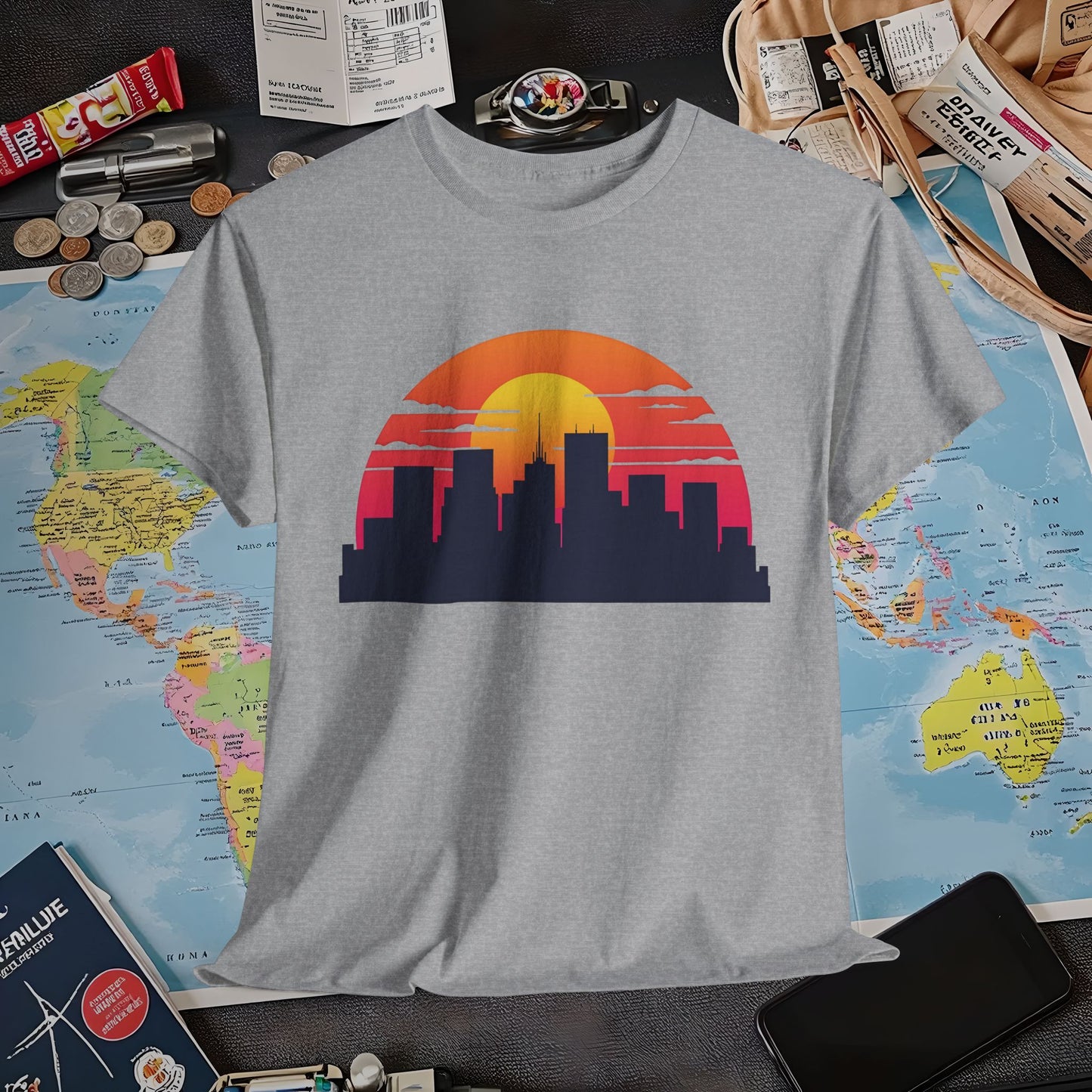 Pixel Paradise Air Travel T-Shirts | Jetsetter, Airport, and International Flight Tees