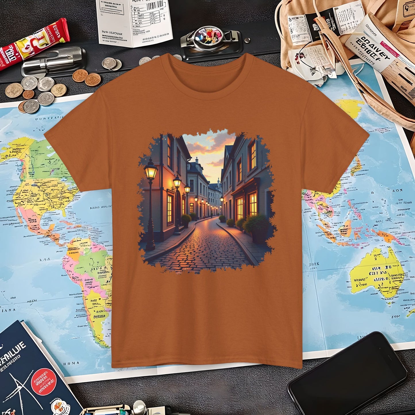 European Romance Air Travel T-Shirts | Jetsetter, Airport, and International Flight Tees