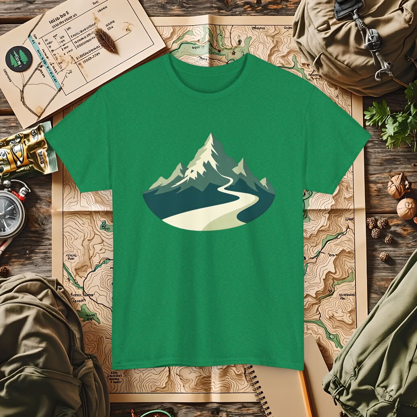 Mountain Path Outdoor Adventure T-Shirts | Camping, Hiking, Rafting & Kayaking Tees for Nature Lovers
